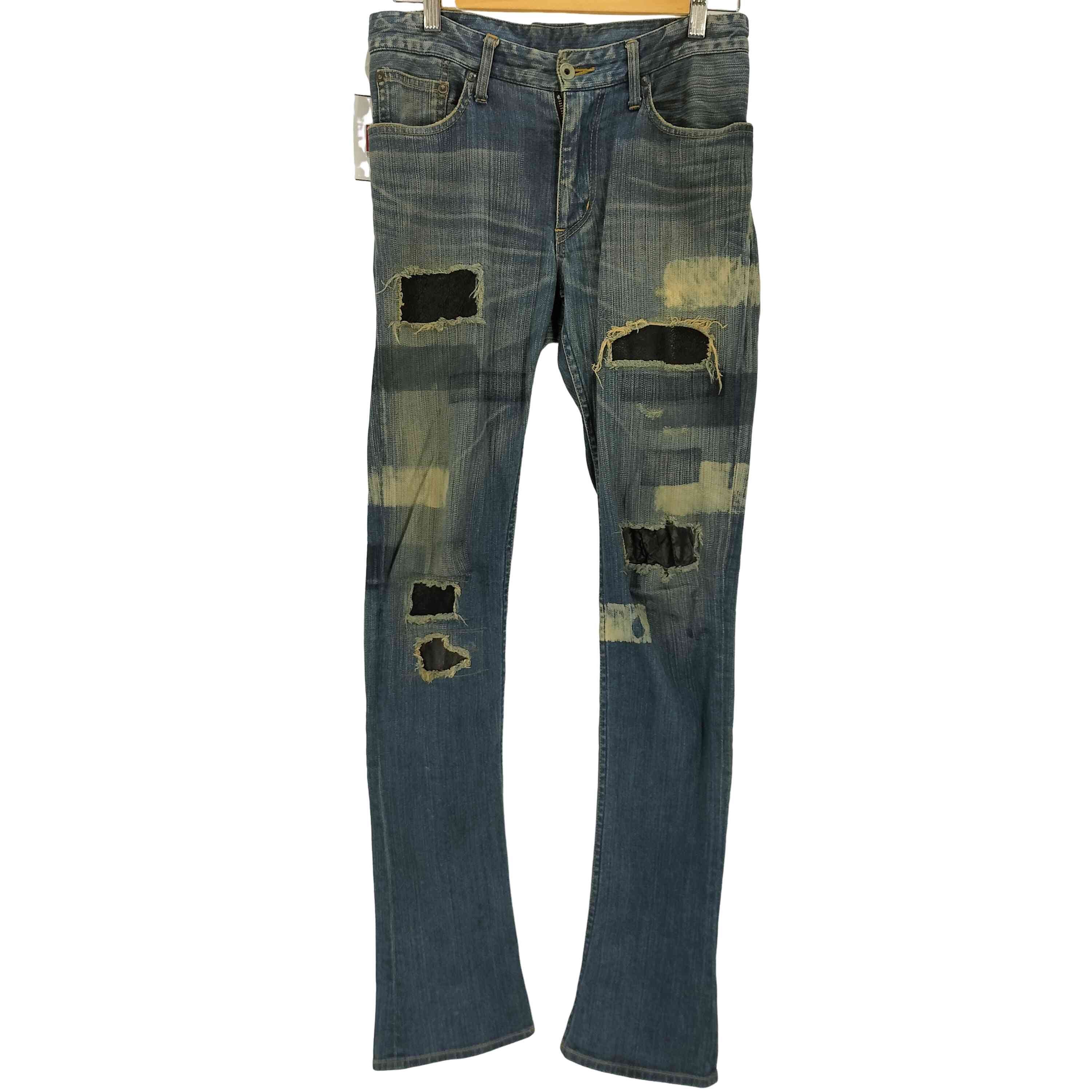 LGB デニム　クロス LGB}] クロスリペアデニムパンツ メンズ 28 – ブランド古着買取販売