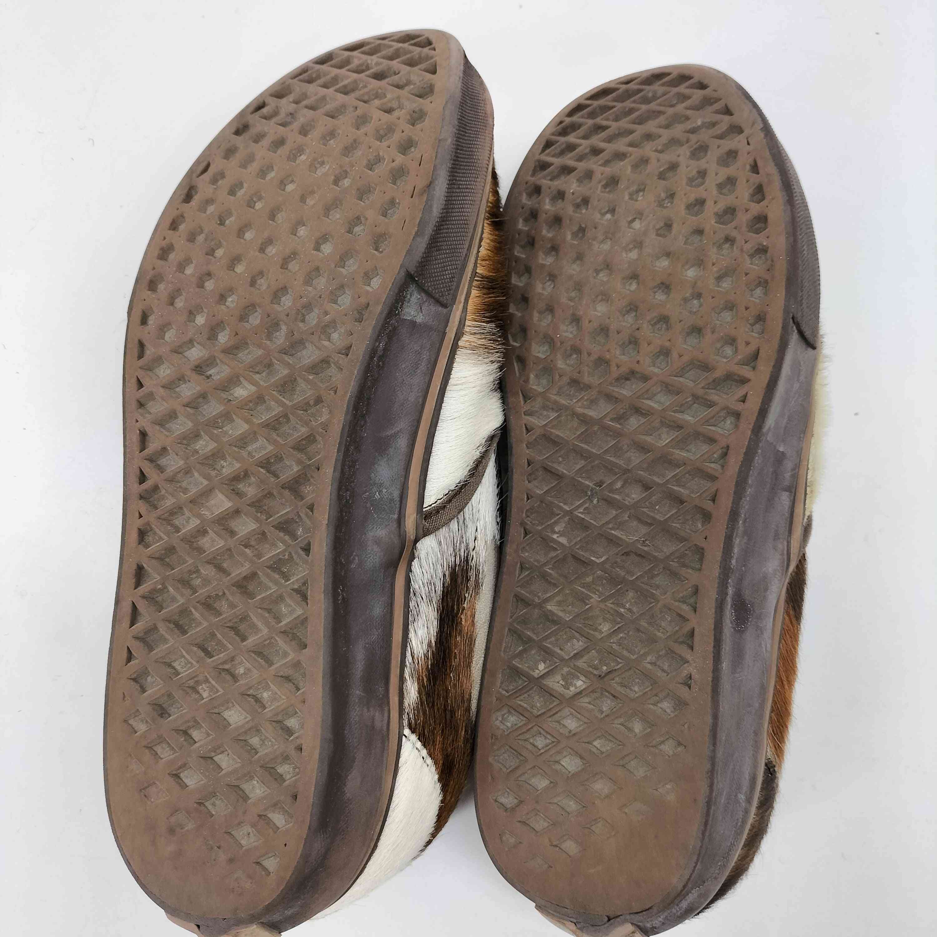 バンズ VANS 00S ハラコ ポニー スリッポン インソール 筆記体ロゴ  