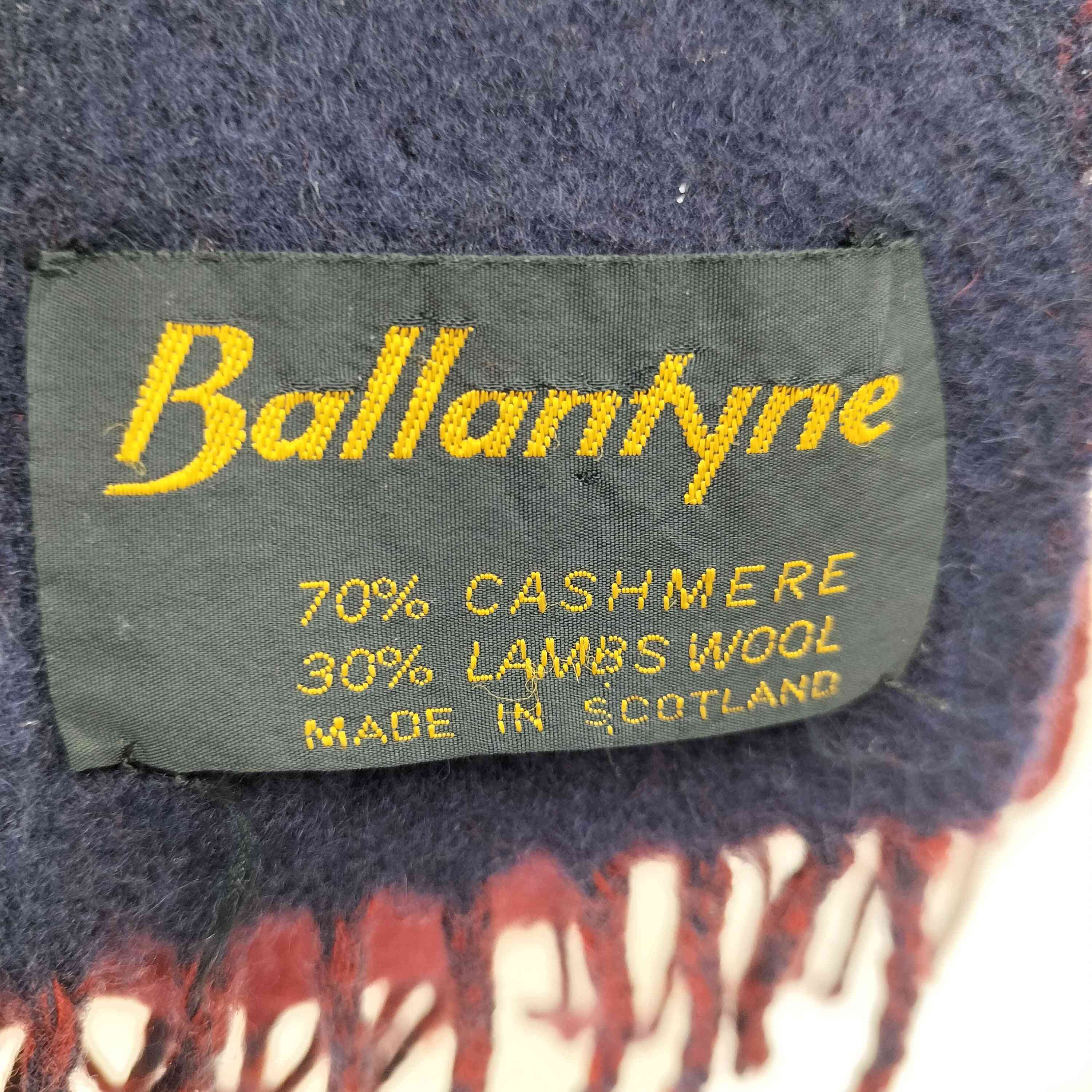 バランタイン BALLANTYNE MADE IN SCOTLAND カシミヤ ウール