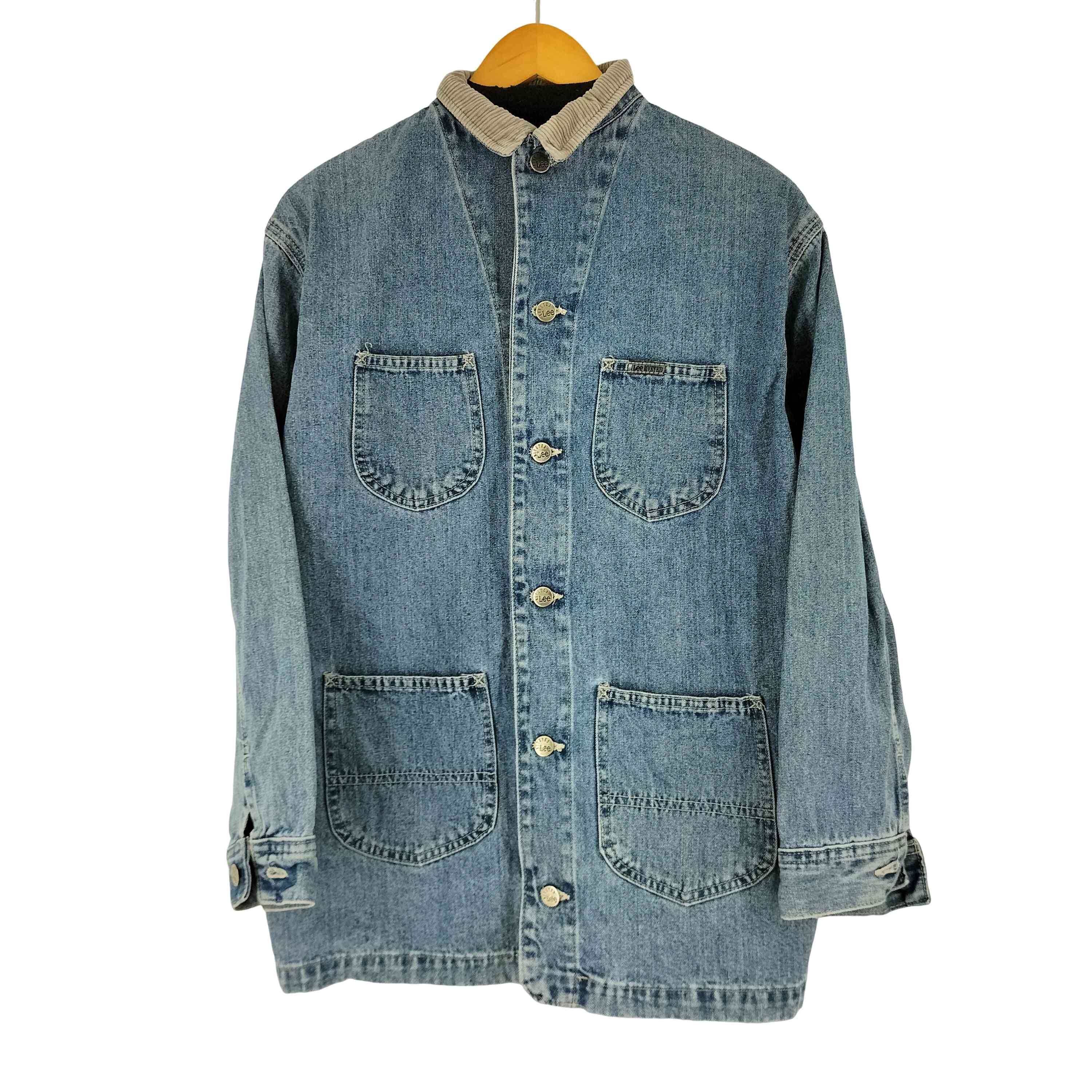 Lee Riveted カバーオール 90's Made in USA リー Lee 90S USA製 RIVETED デニムカバーオール メンズ import：M