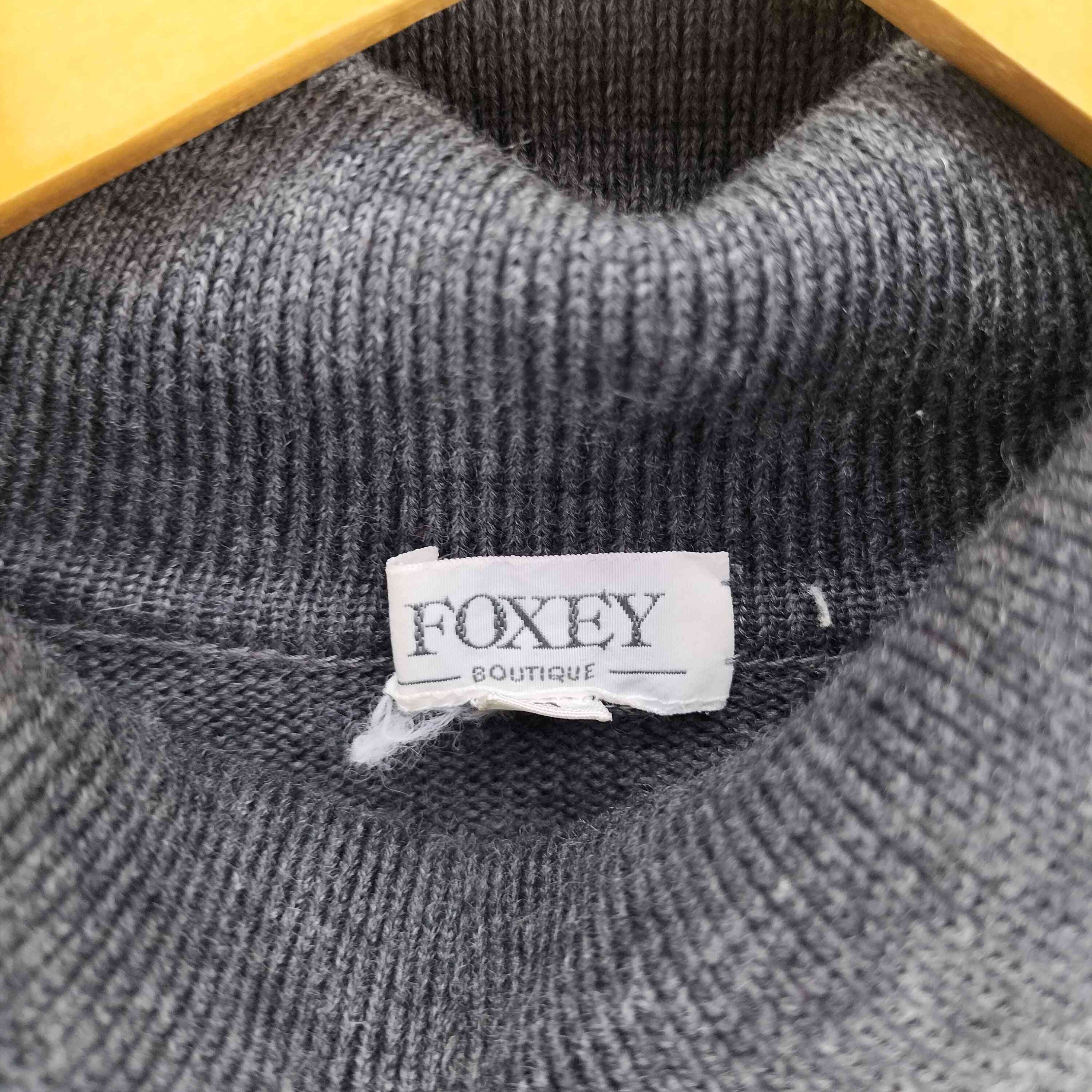 フォクシー FOXEY ウール タートルネックニット レディース FREE