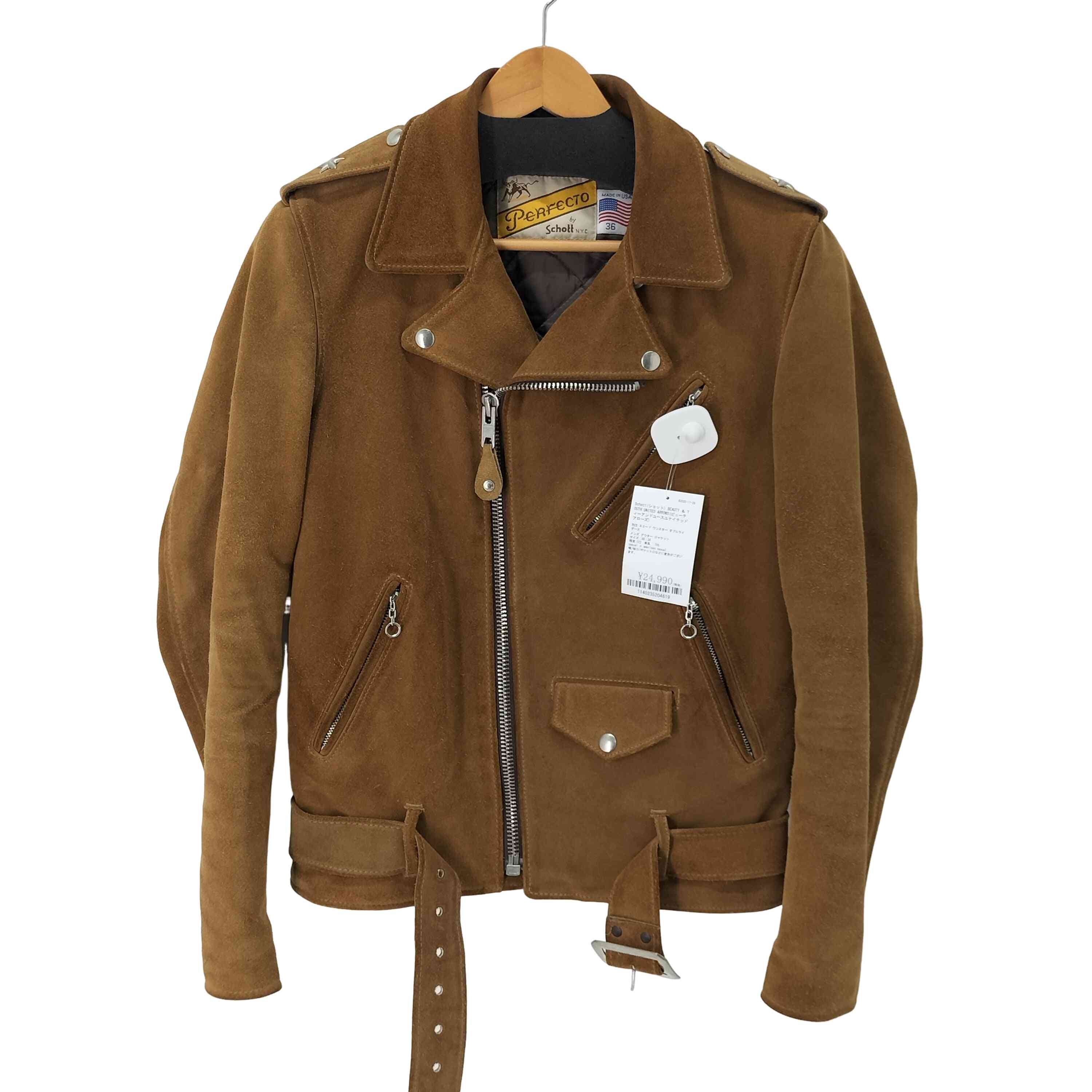 ショット Schott USA製 3rd型 トラッカー スエード ジャケット メンズ