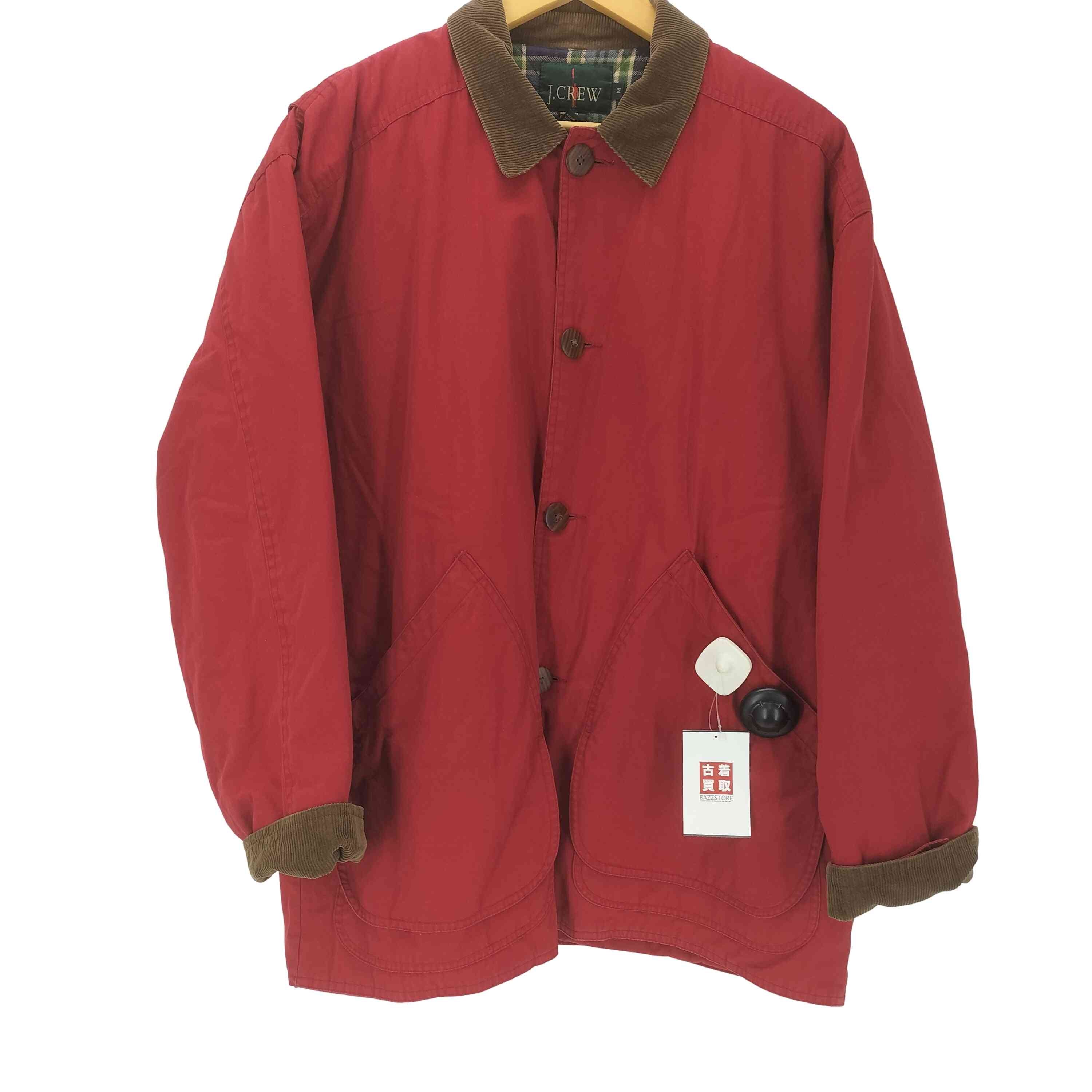 1990's J.CREW 巨人タグ ハンティングジャケット裏地チェックLサイズ ジェイクルー J.CREW 90S Hunting Jacket 巨人タグ 裏地チェック 襟