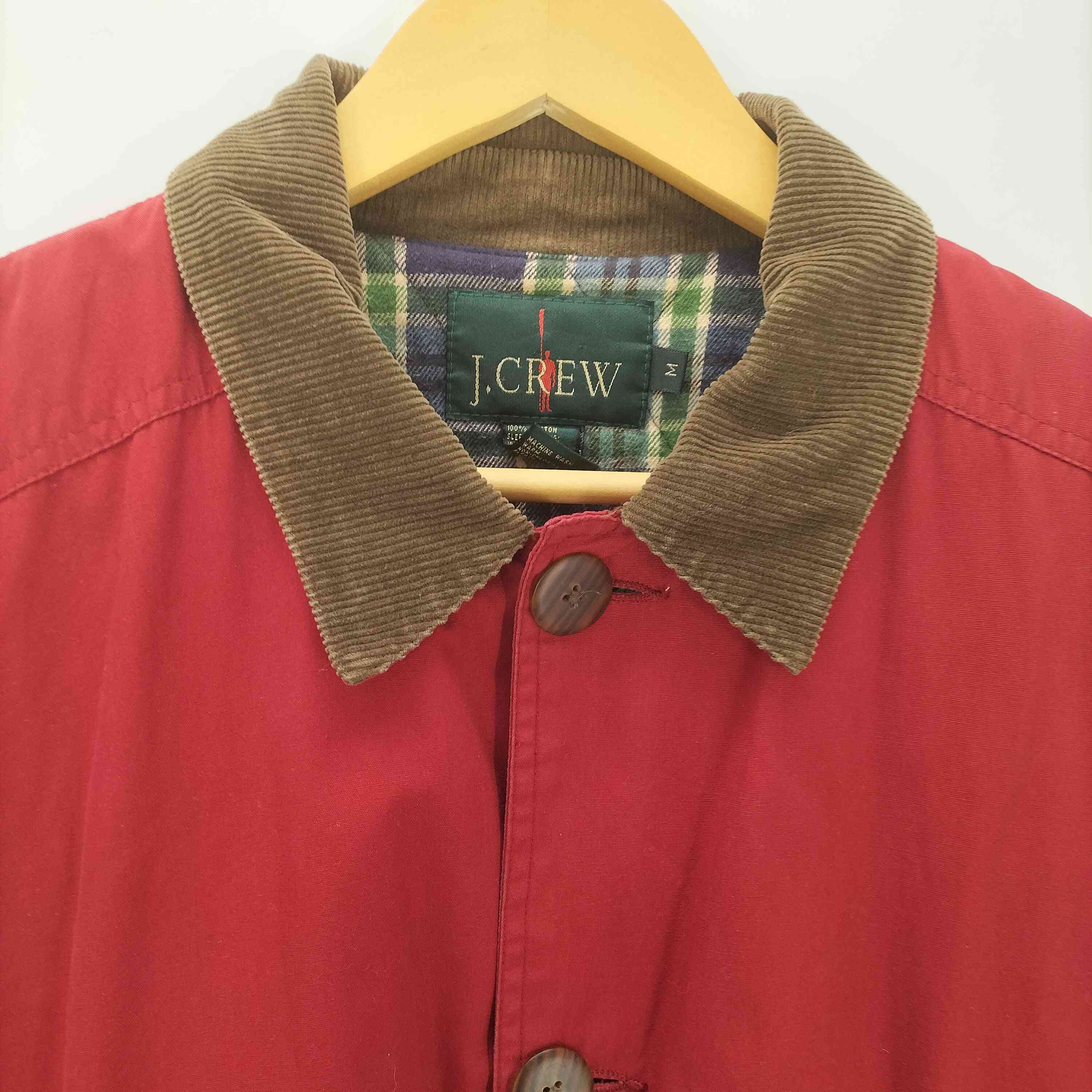 1990's J.CREW 巨人タグ ハンティングジャケット裏地チェックLサイズ 1990´s J.CREW 巨人タグ ハンティングジャケット裏地チェックLサイズの