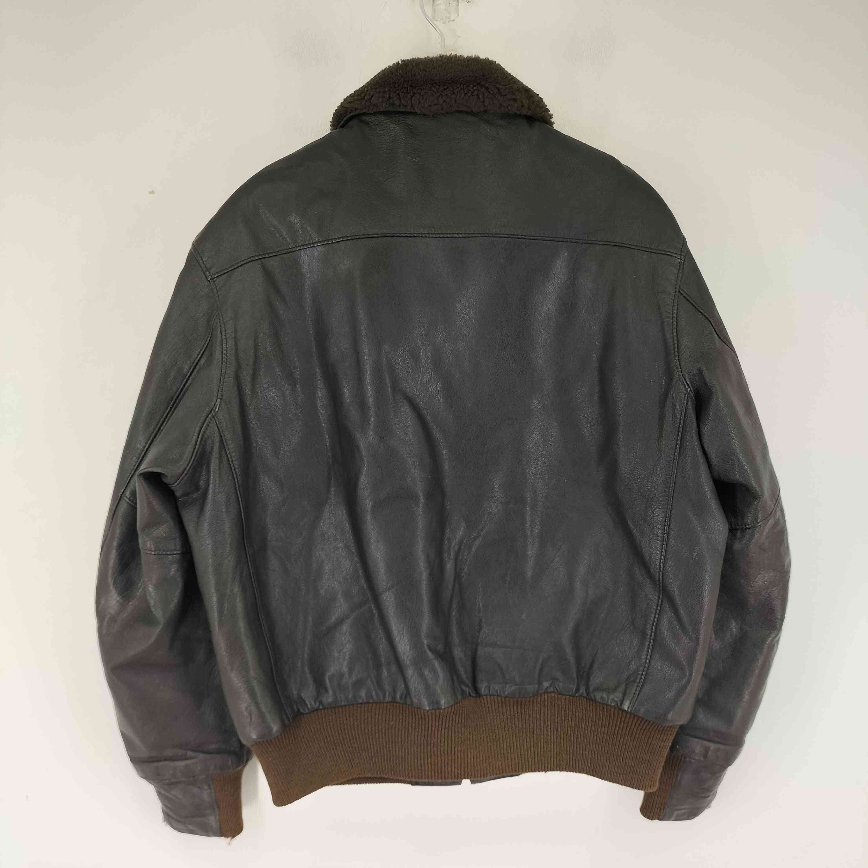 70s80s エルエルビーン G1レザーフライトジャケット USA製 42 エルエルビーン L.L.Bean 70-80S G-1 レザー フライトジャケット