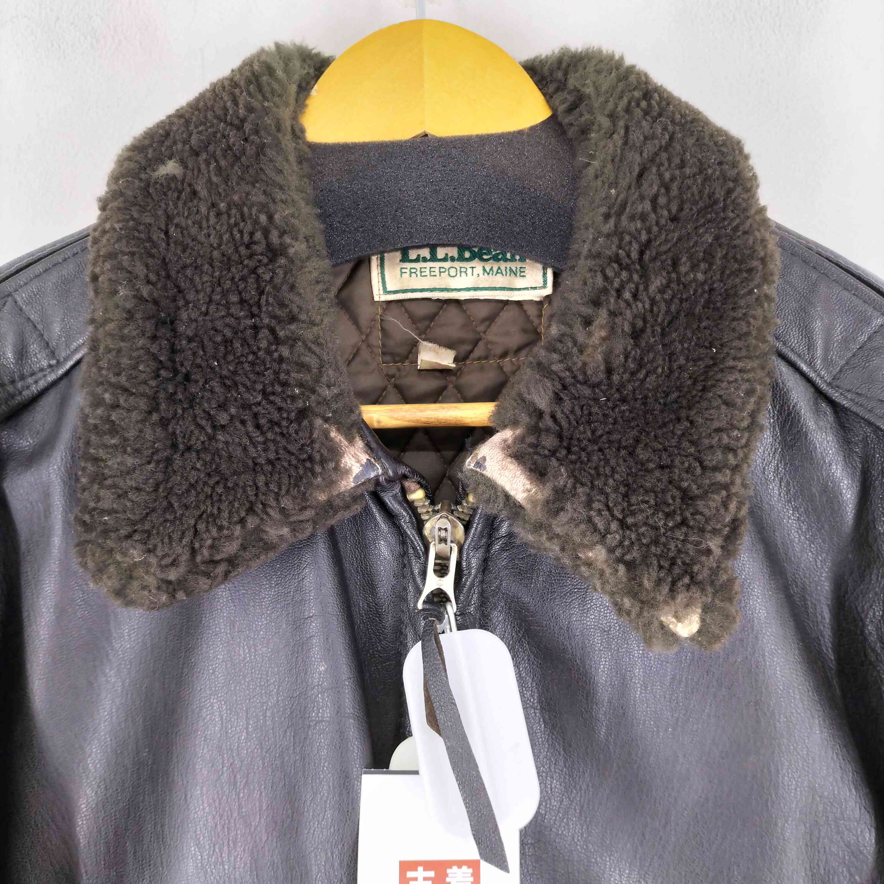 エルエルビーン L.L.Bean 70-80S G-1 レザー フライトジャケット 