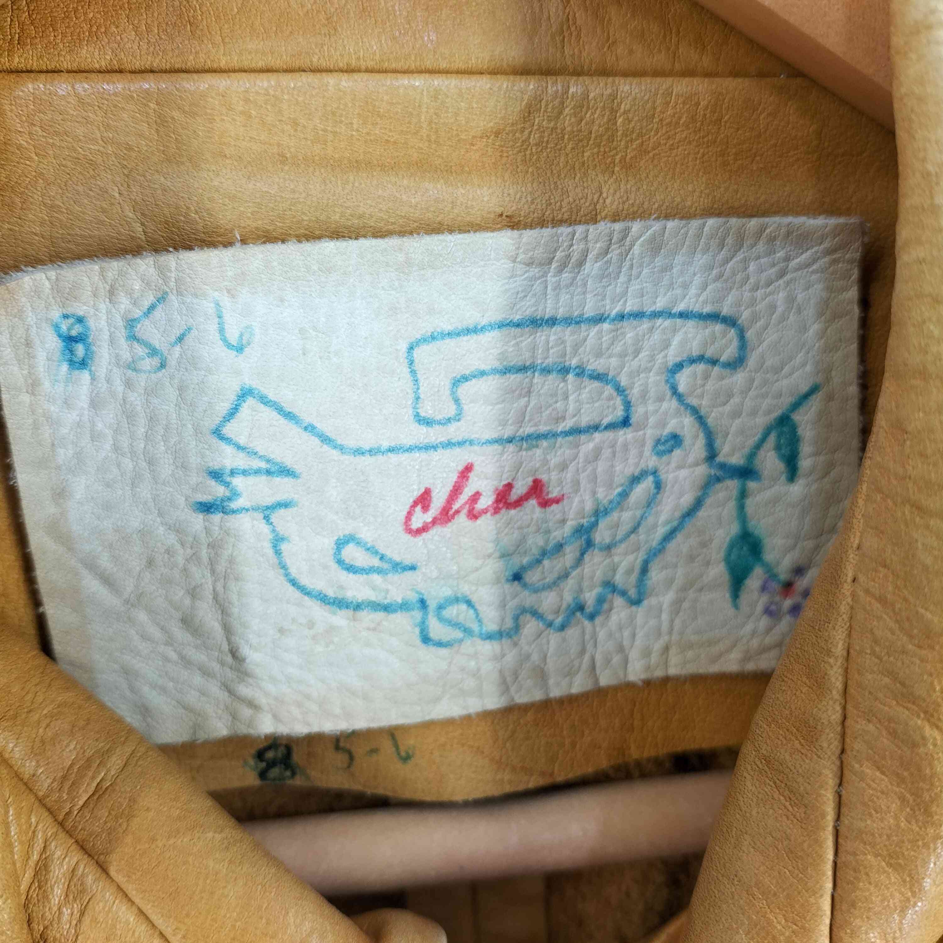 char 70S 花柄 スエード 切替 レザージャケット レディース – ブランド