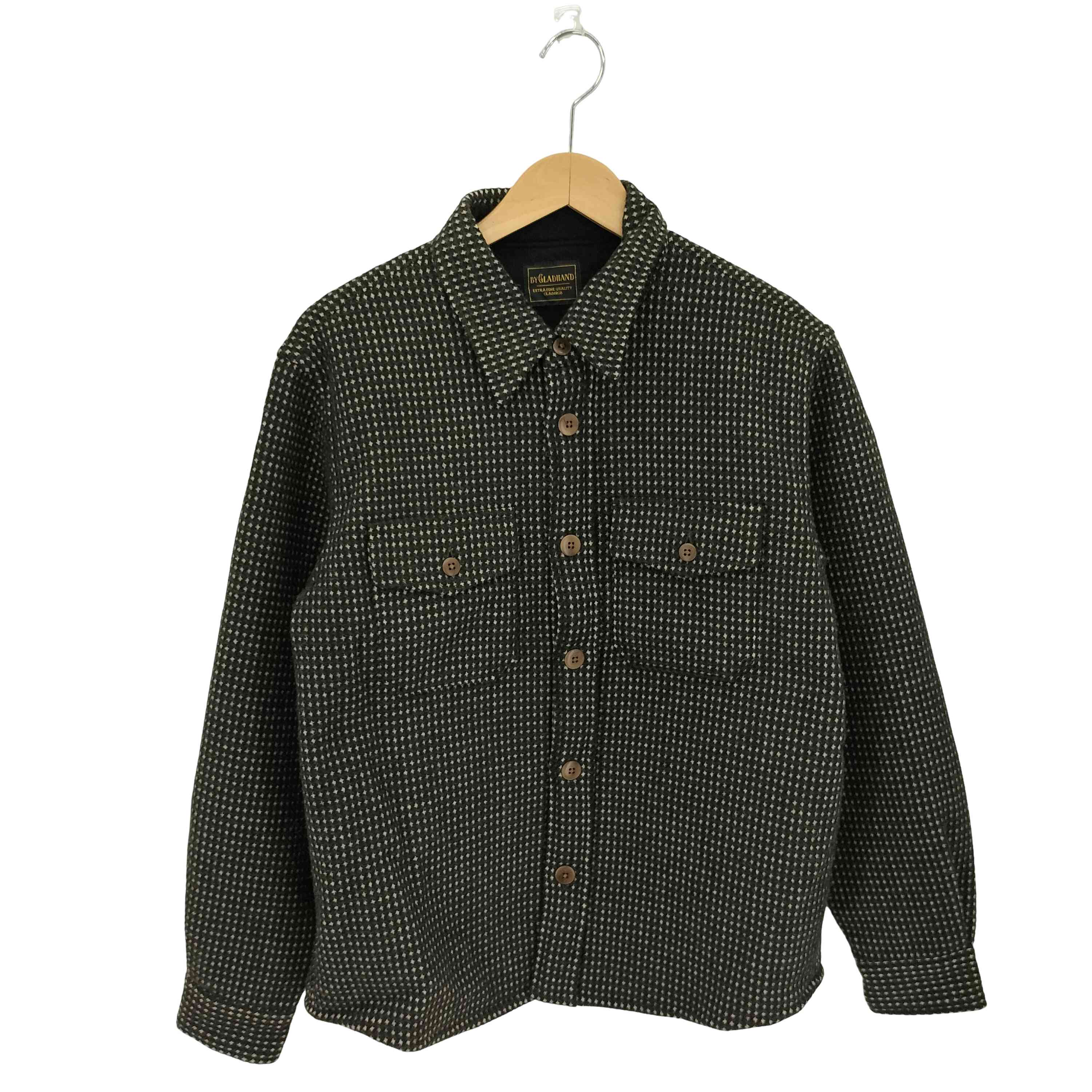 BY GLADHAND(バイグラッドハンド) EARLY TOONS CPO JACKETS エアリートゥーン バーズアイ CPOジャケット メンズ  M【中古】【ブランド古着バズストア】 バイグラッドハンド BY GLADHAND EARLY TOONS CPO JACKETS エアリー