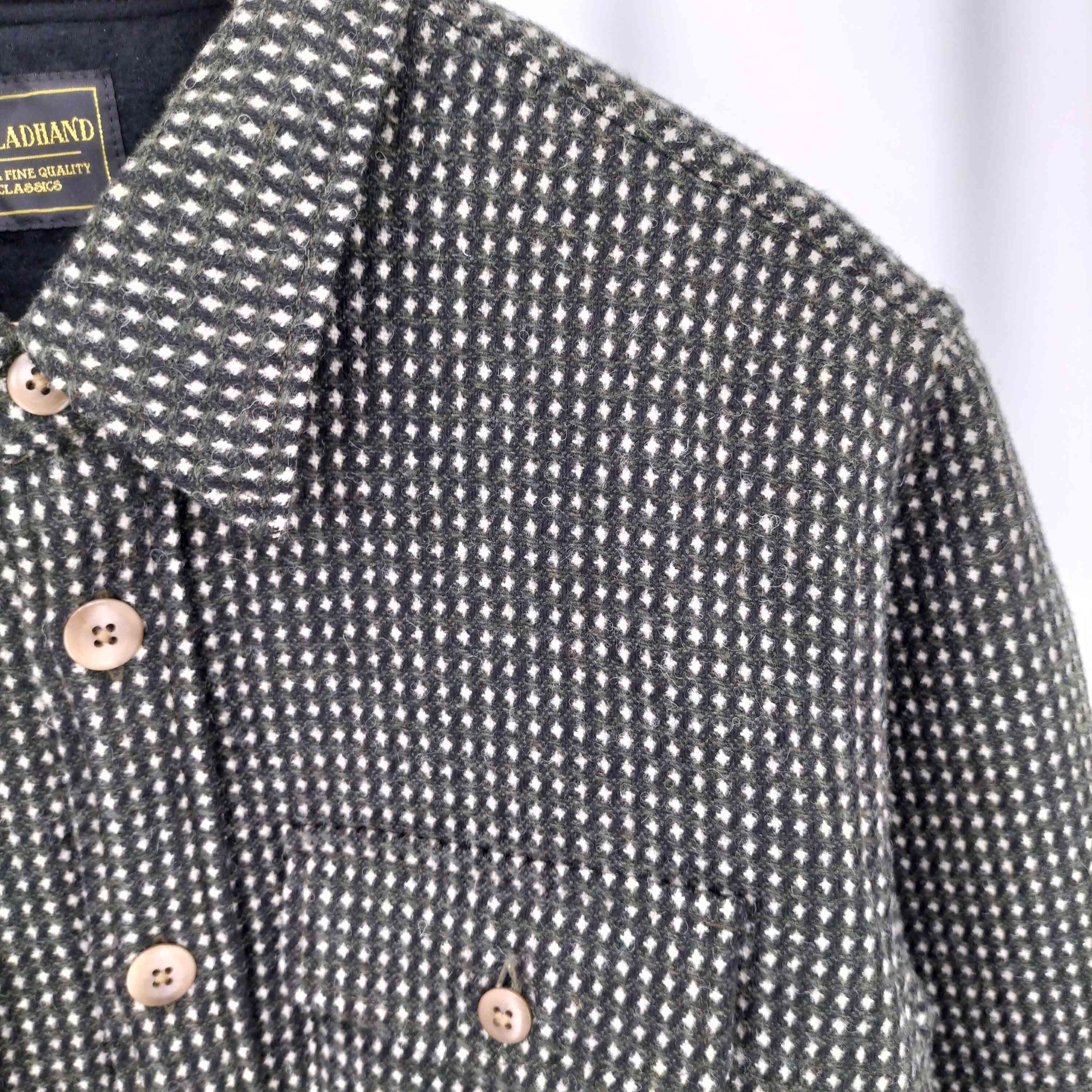 BY GLADHAND(バイグラッドハンド) EARLY TOONS CPO JACKETS エアリートゥーン バーズアイ CPOジャケット メンズ  M【中古】【ブランド古着バズストア】 バイグラッドハンド BY GLADHAND EARLY TOONS CPO JACKETS エアリー