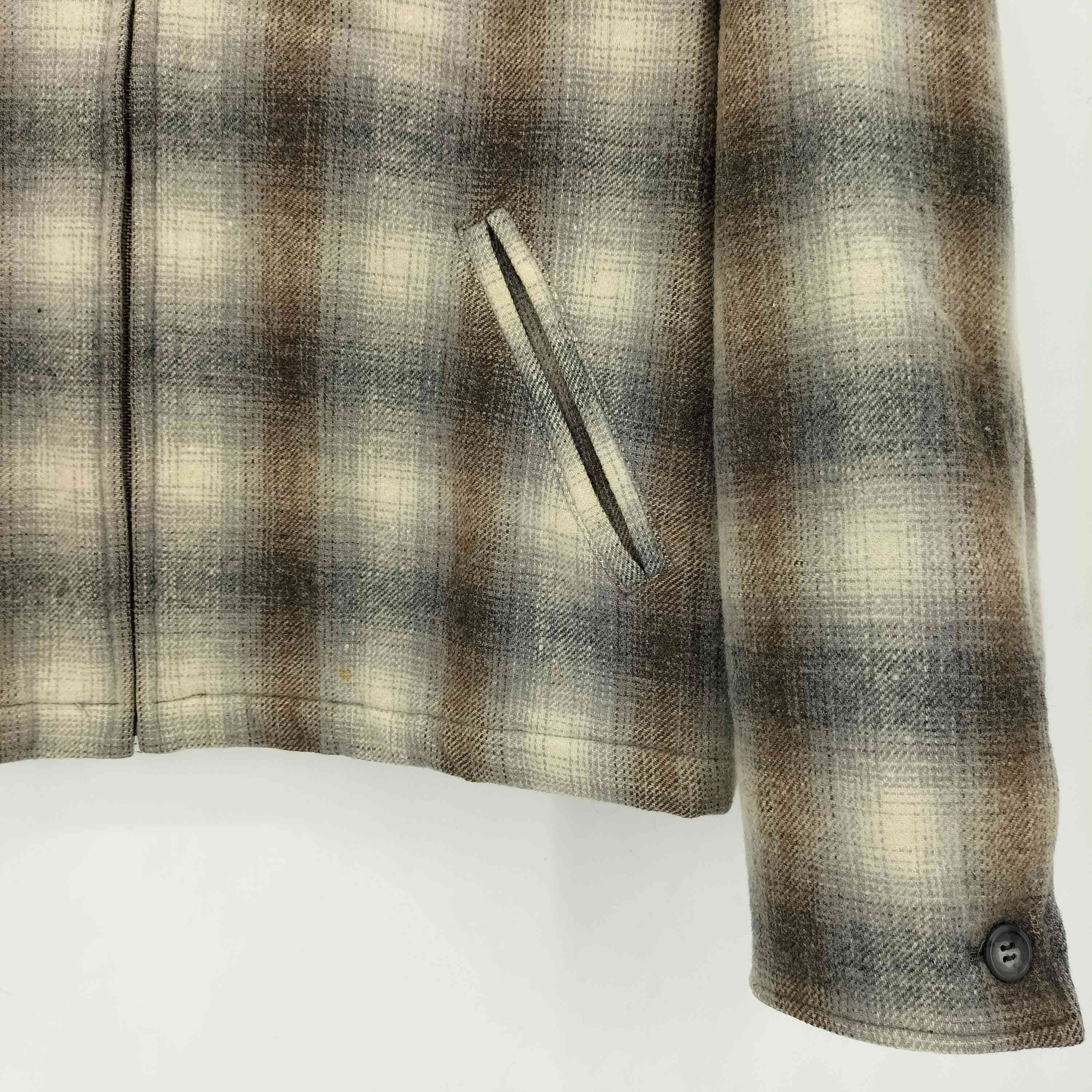 ATTRACTIVE 90s BE HOT CO LTD Ombre Check オンブレチェック ジップ