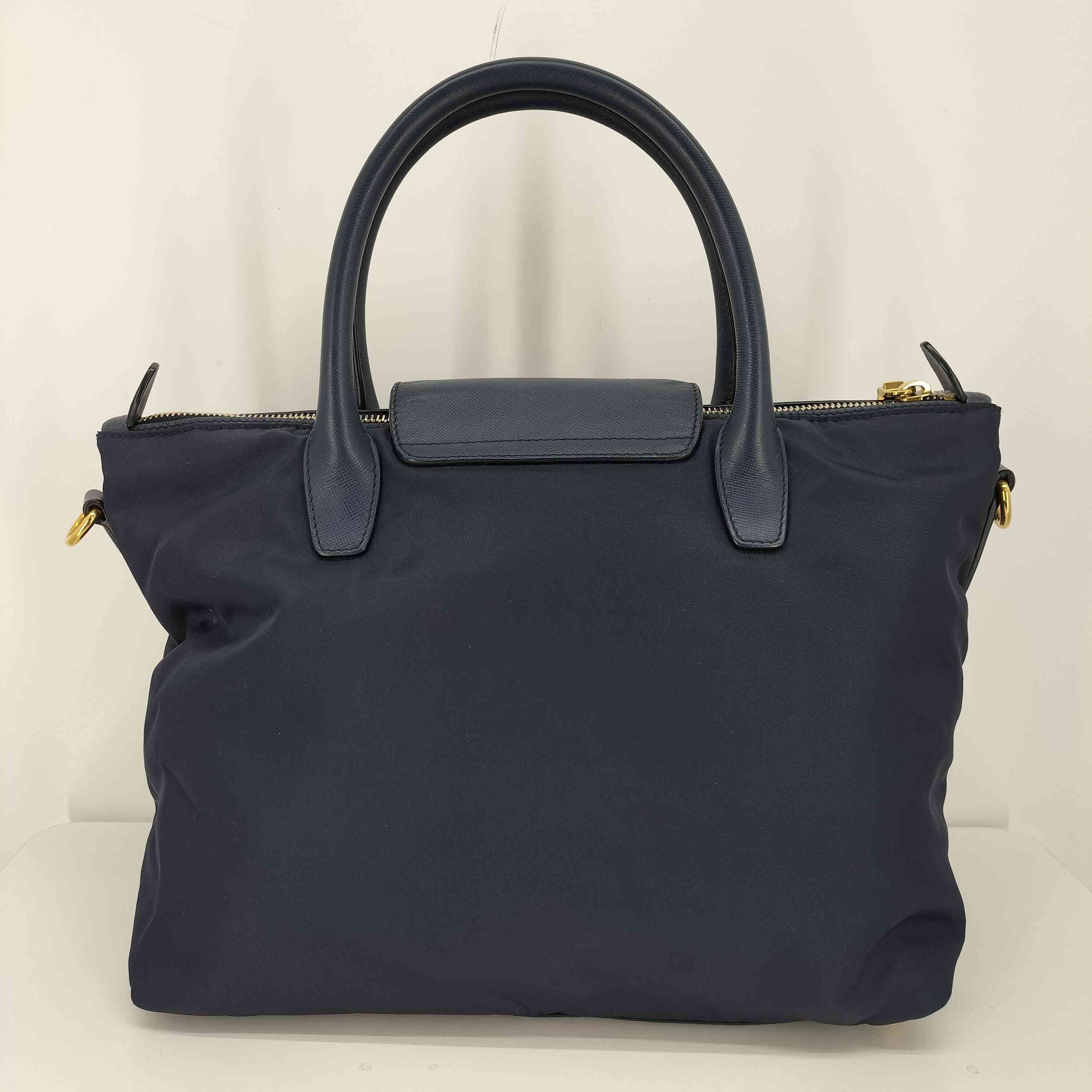 プラダ PRADA 三角 プレート ロゴ 2WAY テスートナイロン トートバッグ