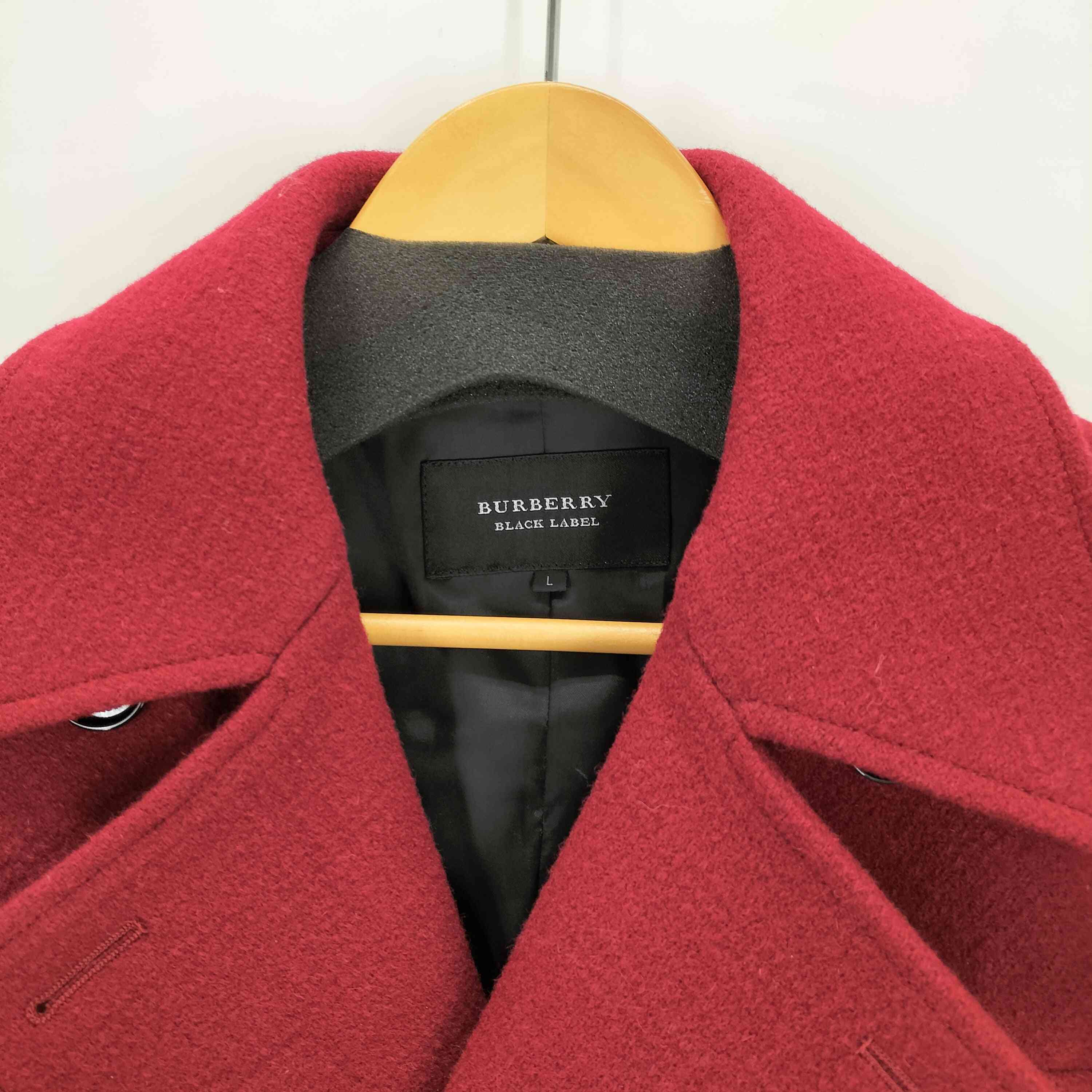 バーバリーブラックレーベル BURBERRY BLACK LABEL ウールPコート