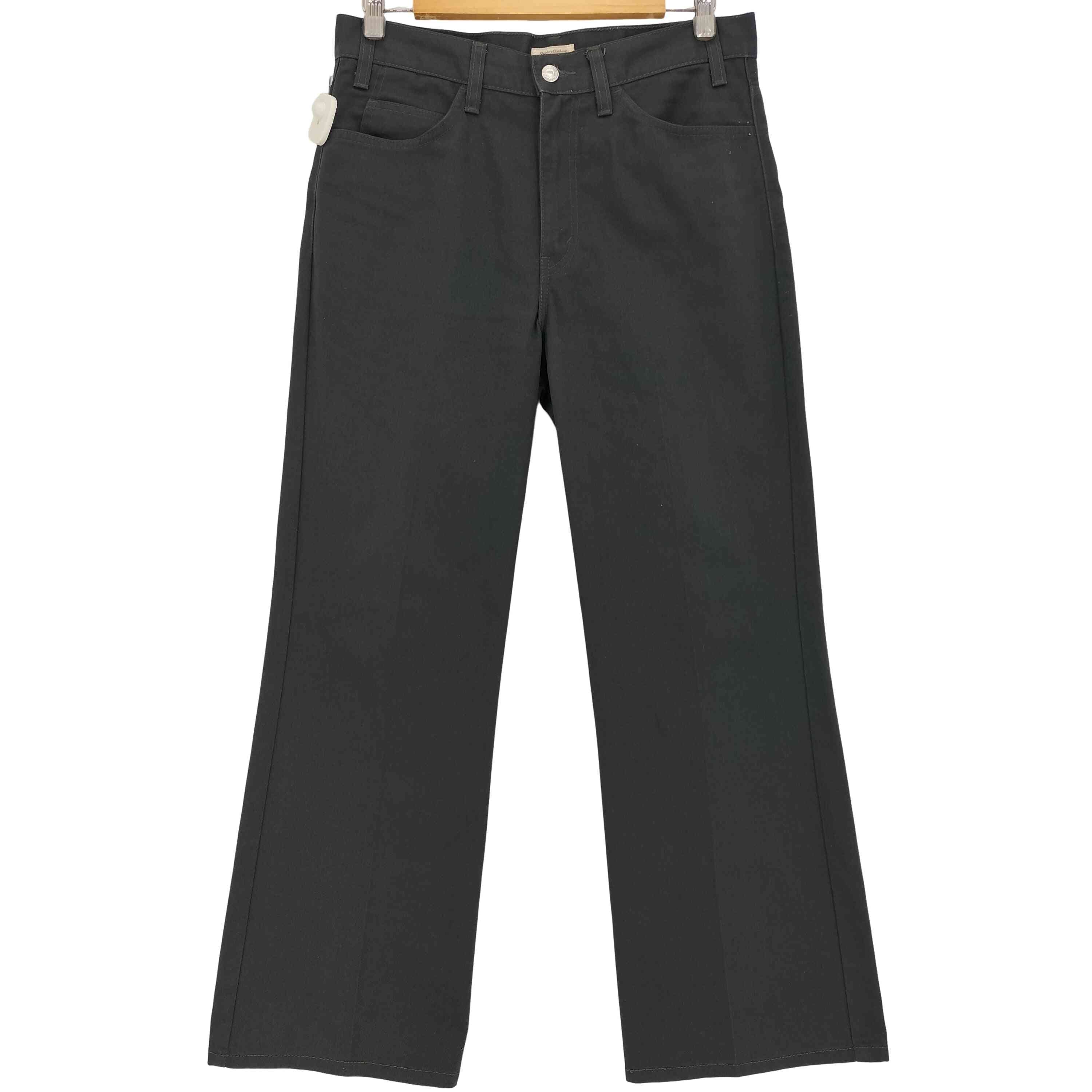 USA製 Levi's STA-PREST W31 L30 リーバイス Levis STA PREST フレア ブラック メンズ W31 L30