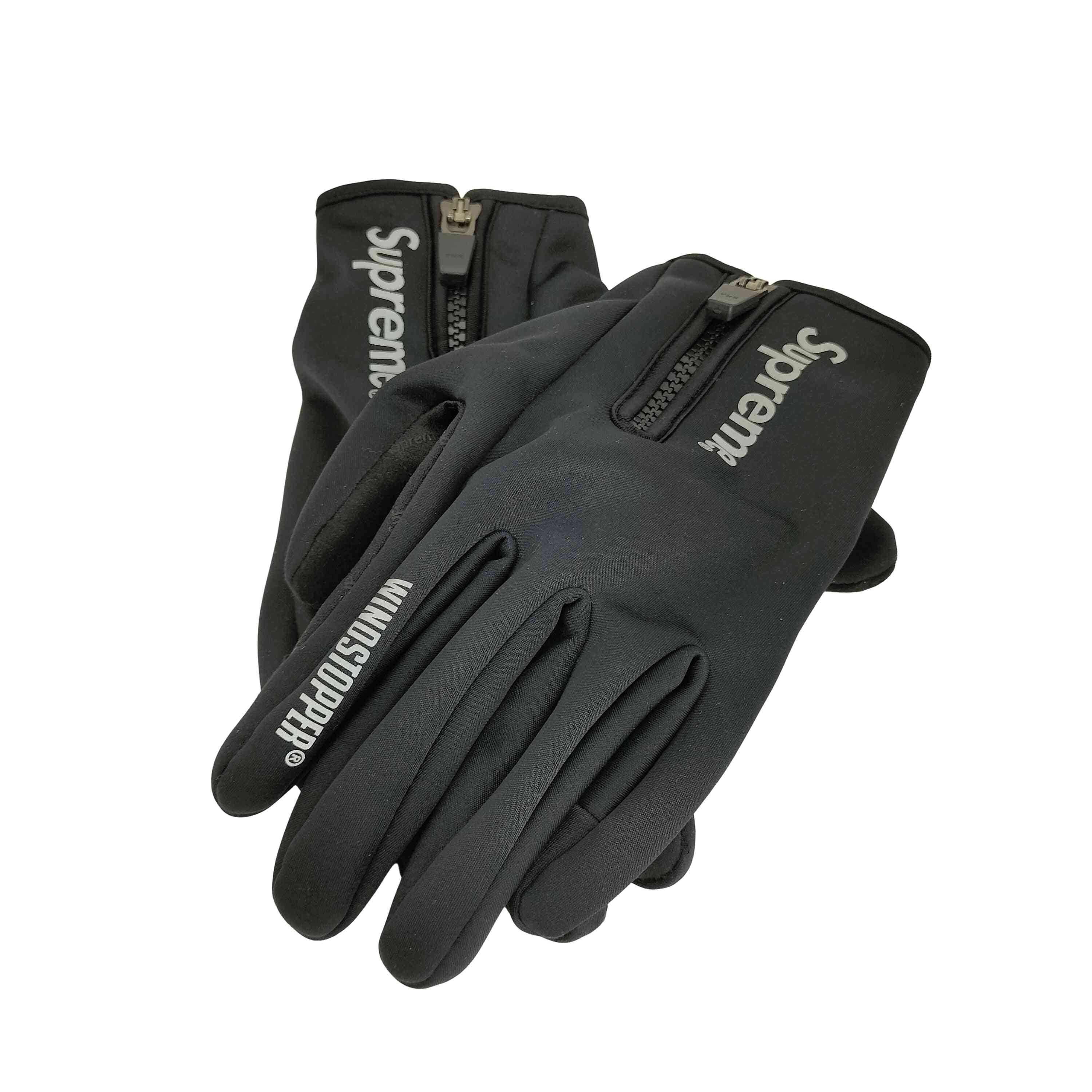 シュプリーム Supreme 24AW WINDSTOPPER ZIP GLOVES メンズ M