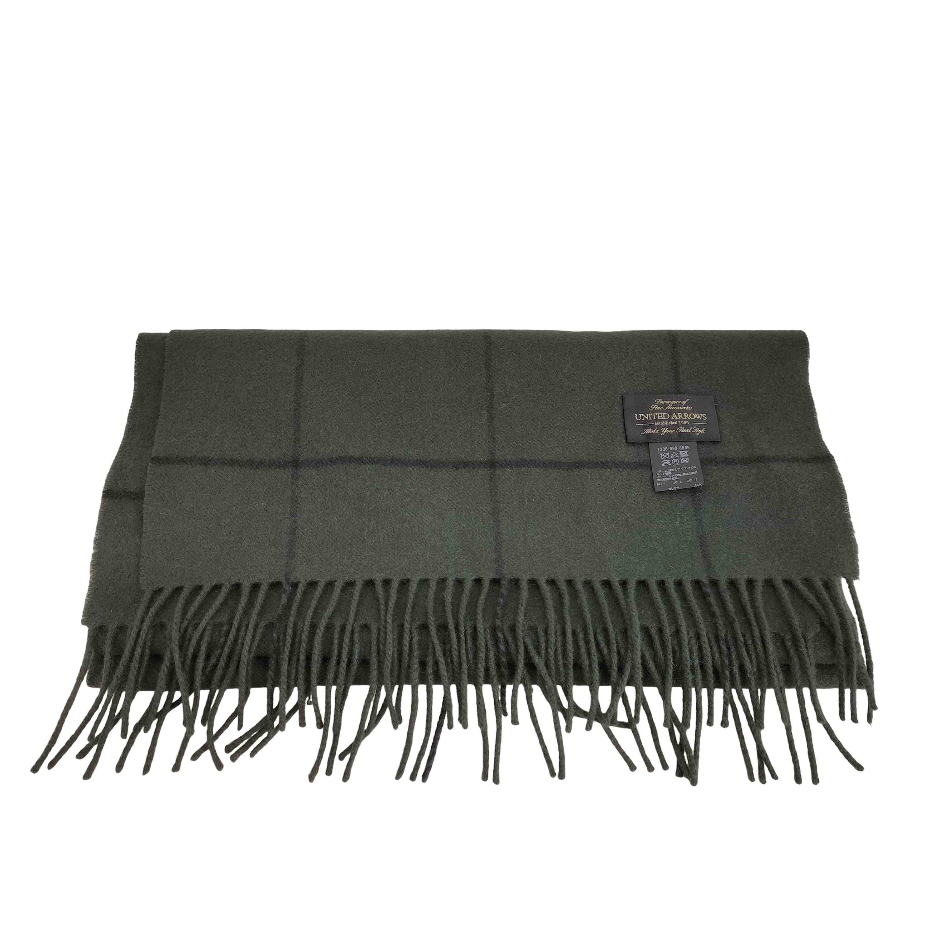 新品未使用■UNITED ARROWS カシミヤ100% マフラー/ダークグレー ユナイテッドアローズ UNITED ARROWS カシミヤ100 UADB ウィンドウ