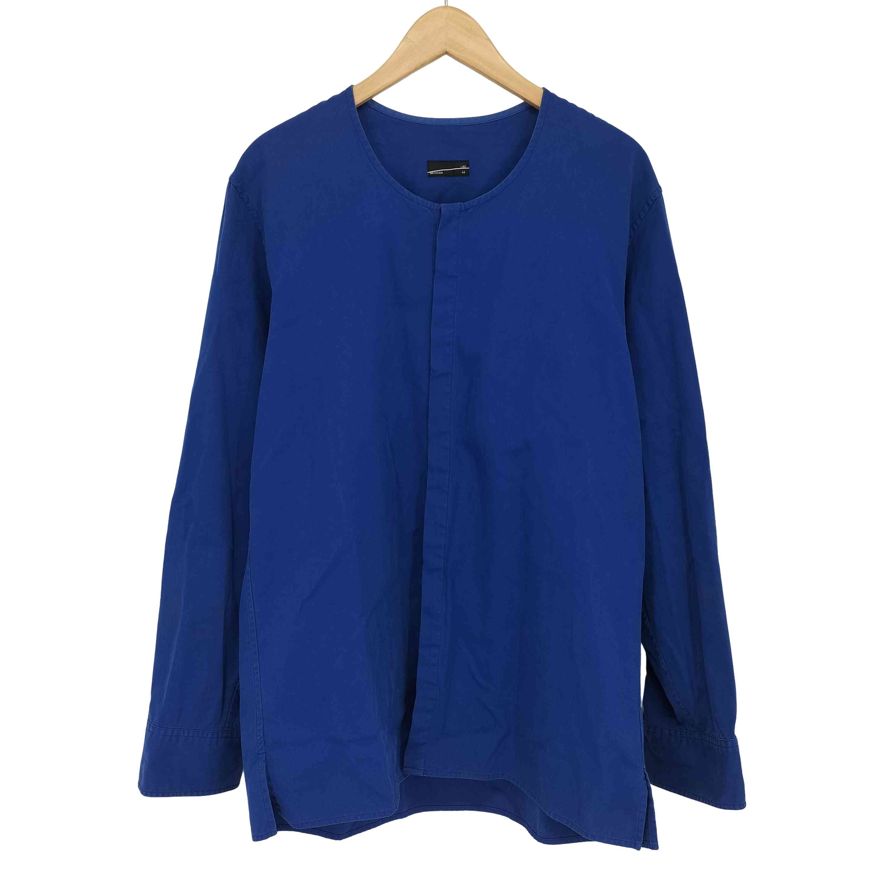 ラッドミュージシャン LAD MUSICIAN COLLARLESS SHIRT メンズ JPN：44