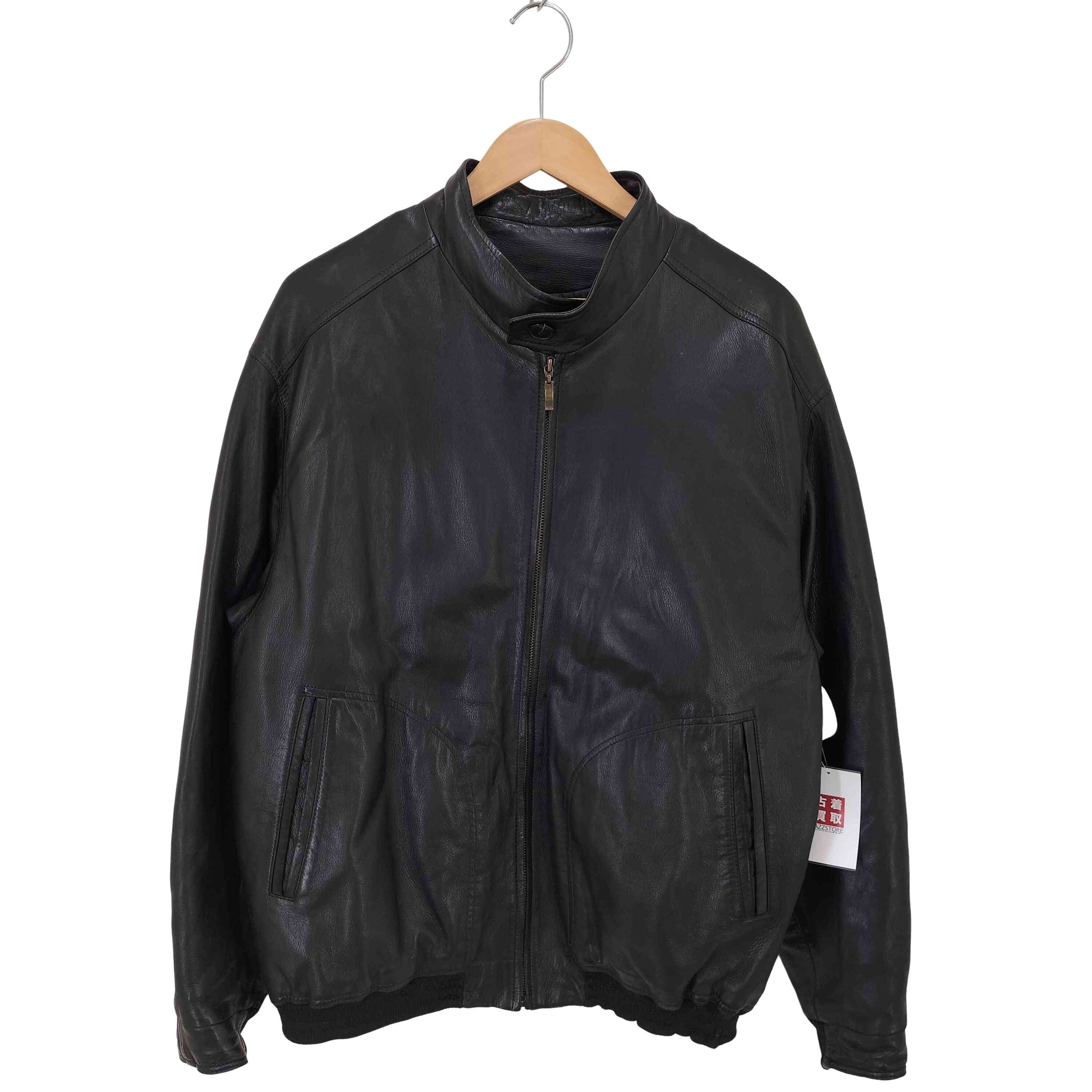 90s usa製　ボンバージャケット　レザー 本革 レザー ボンバー ジャケット メンズ – ブランド古着買取販売