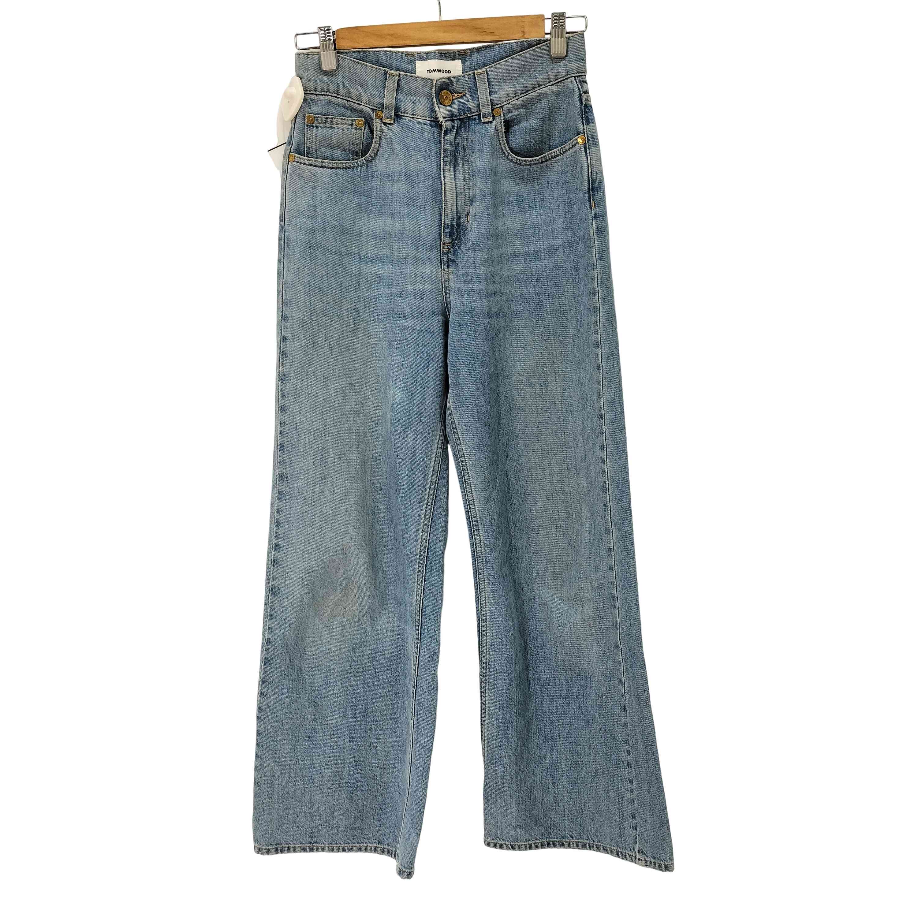 トムウッド TOMWOOD ジーンズ トムウッド TOMWOOD ワイドフレアデニムパンツ メンズ – ブランド古着