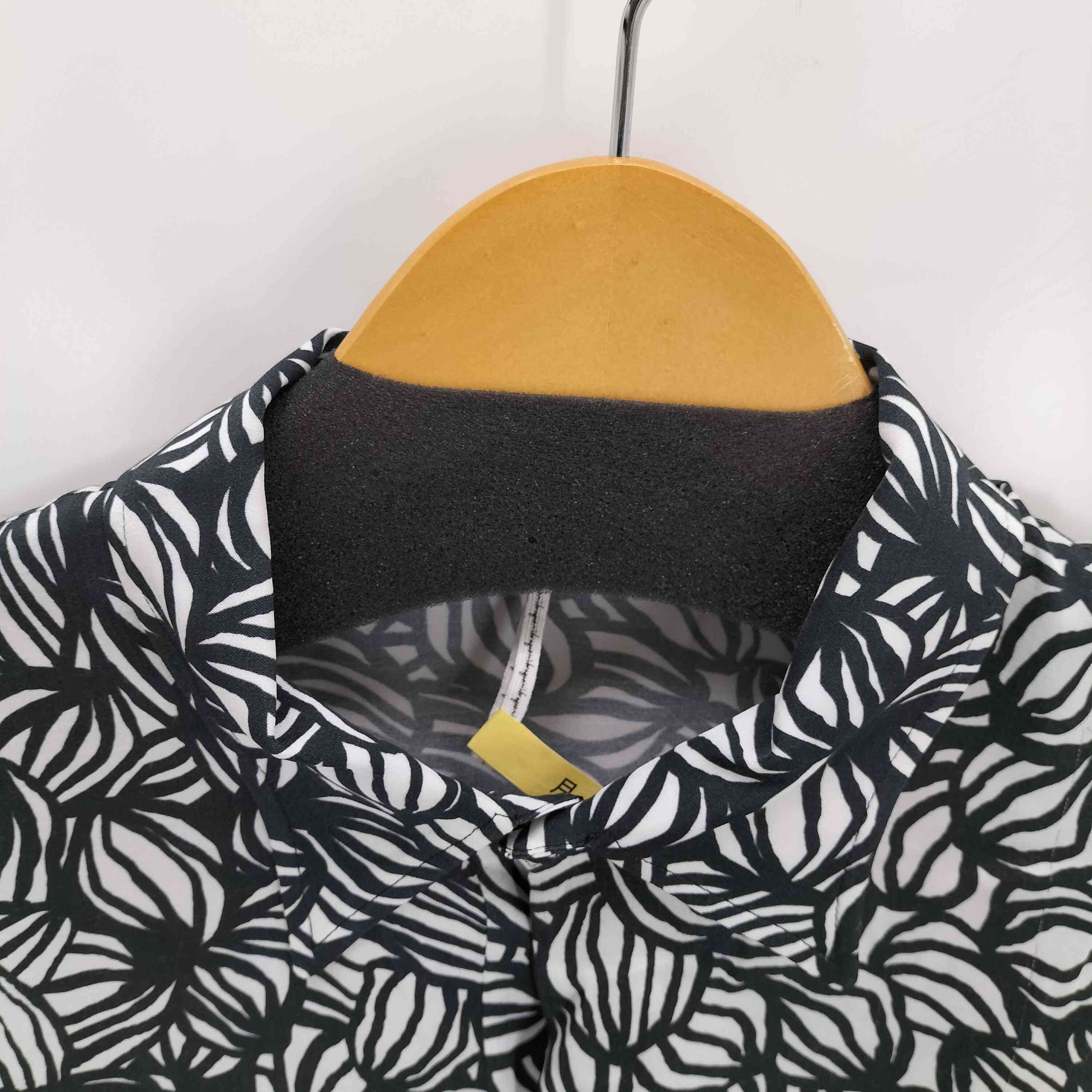 エムズブラック ms braque 25ss Black Leaf Pull Over メンズ 38
