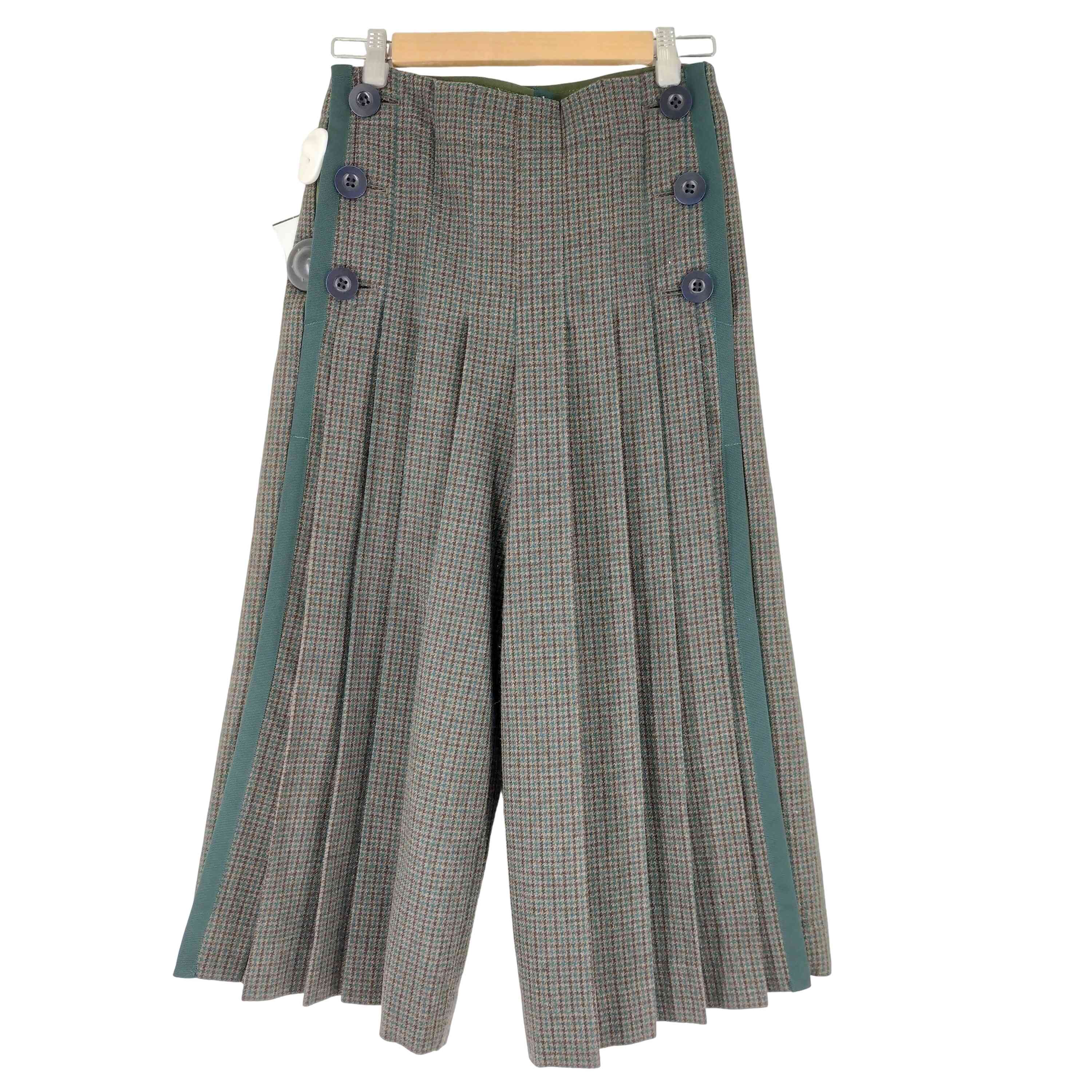 サカイ Sacai ハウンドトゥース チェック カットオフシャツ サカイ Sacai ハウンドトゥース チェック カットオフシャツ メンズ JPN