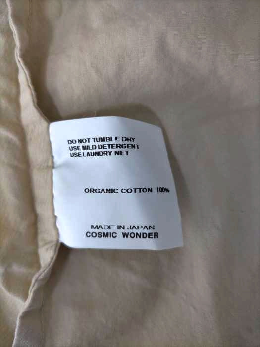 コズミックワンダー COSMIC WONDER 22SS 有機栽培綿野良シャツ