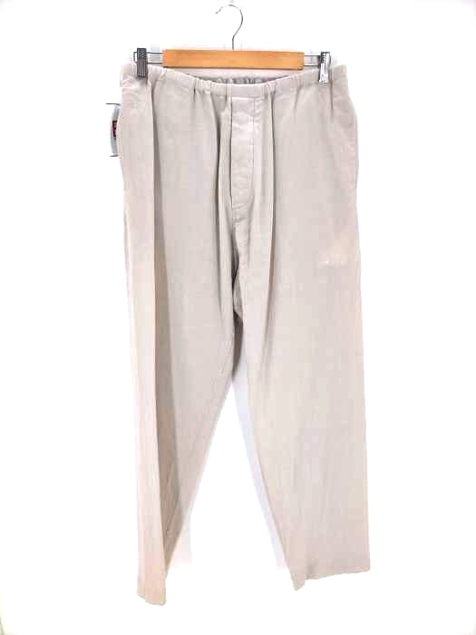 ブラームス BLURHMS Silk Wool Tropical Easy Pants HeatherIvory メンズ JPN：3