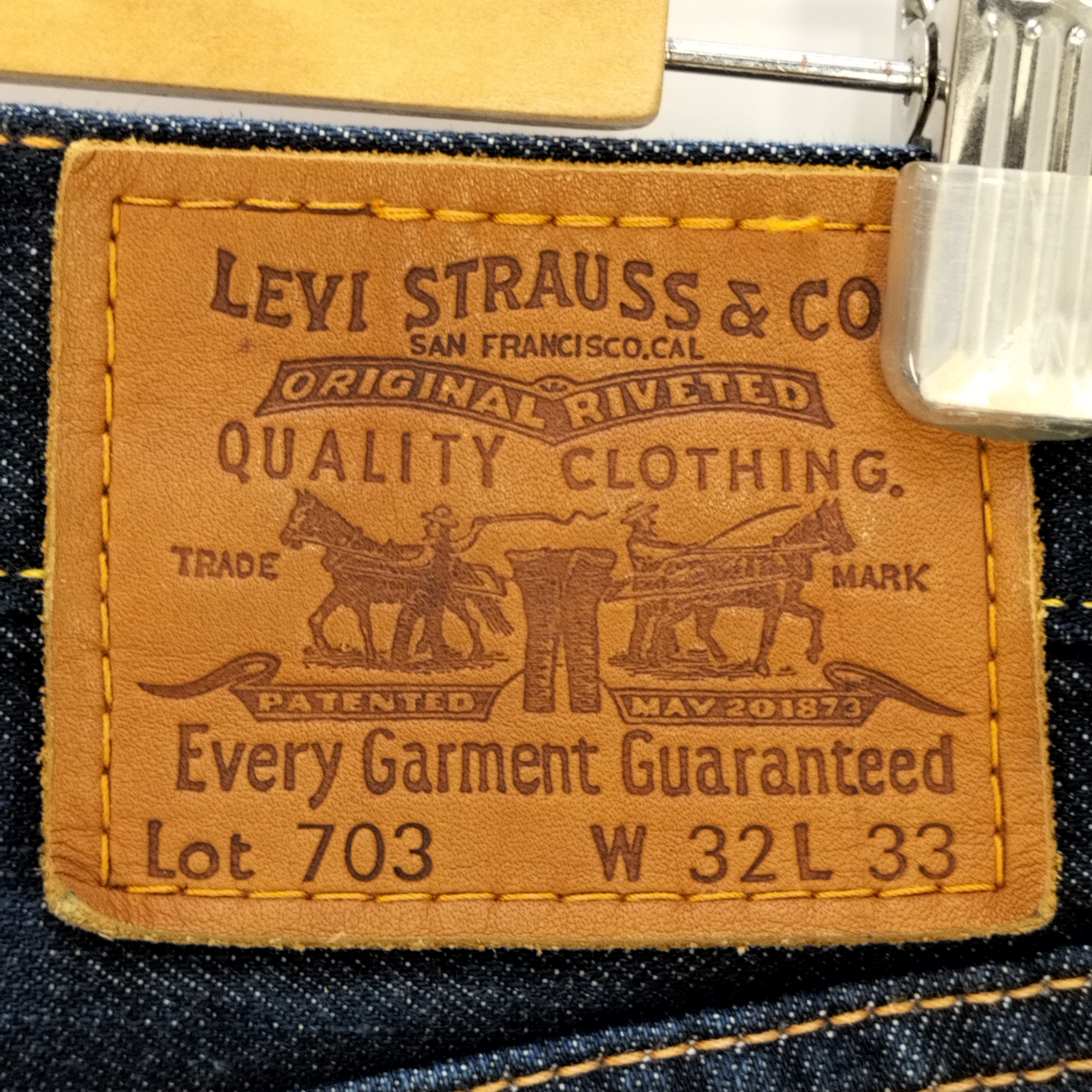 リーバイス Levis 703 リラックスフィットストレートデニムパンツ メンズ W32 L33 – ブランド古着買取販売バズストア