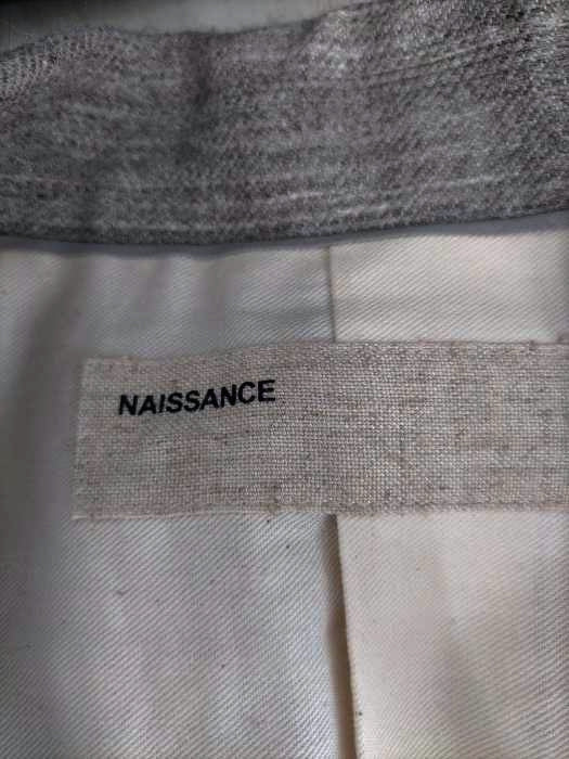 ネサンス NAISSANCE 15AW リネンウールテーラードジャケット メンズ