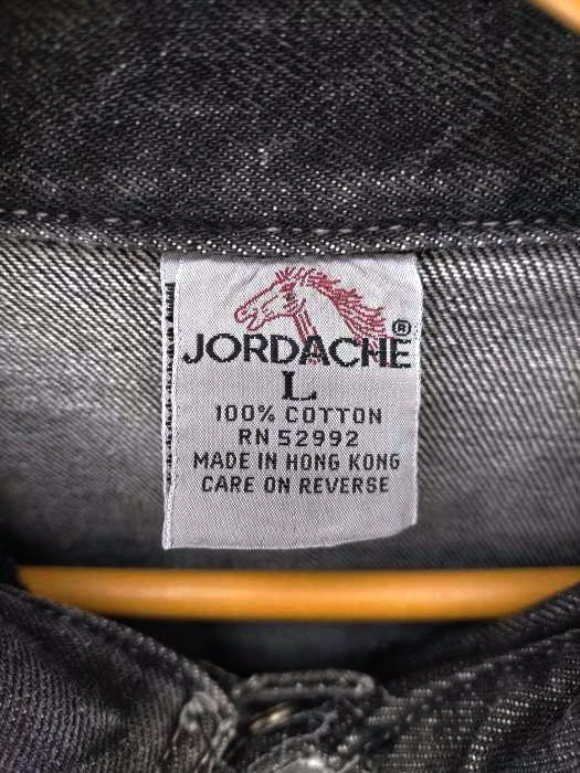 ジョーダッシュ JORDACHE 2WAY ブラックデニムジャケット メンズ JPN