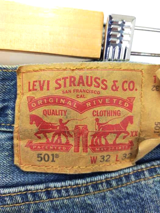 リーバイス Levis ボタン裏3496 501 ボタンフライデニムパンツ メンズ