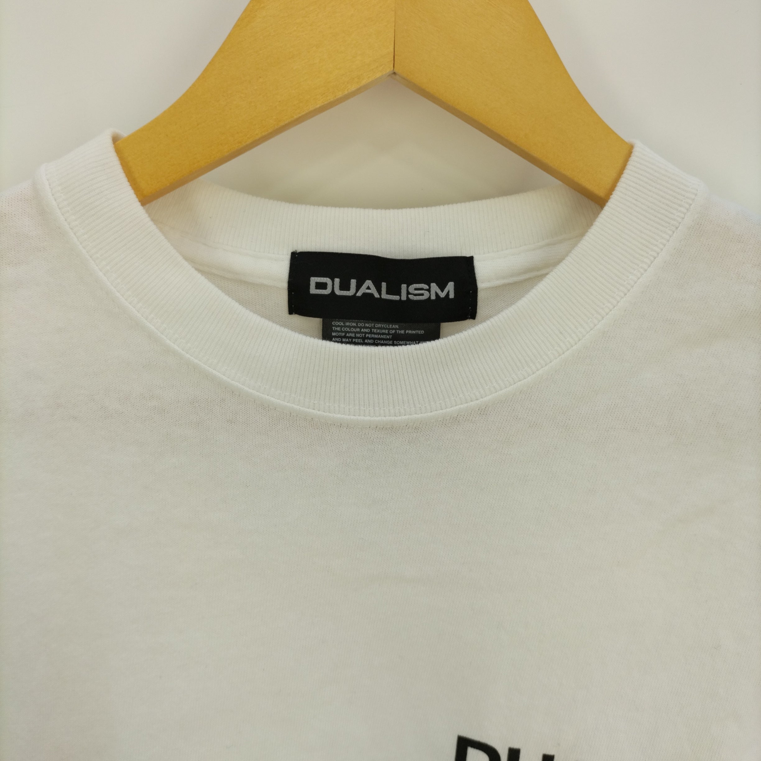 デュアリズム DUALISM プリントロゴクルーネックTee メンズ import：S