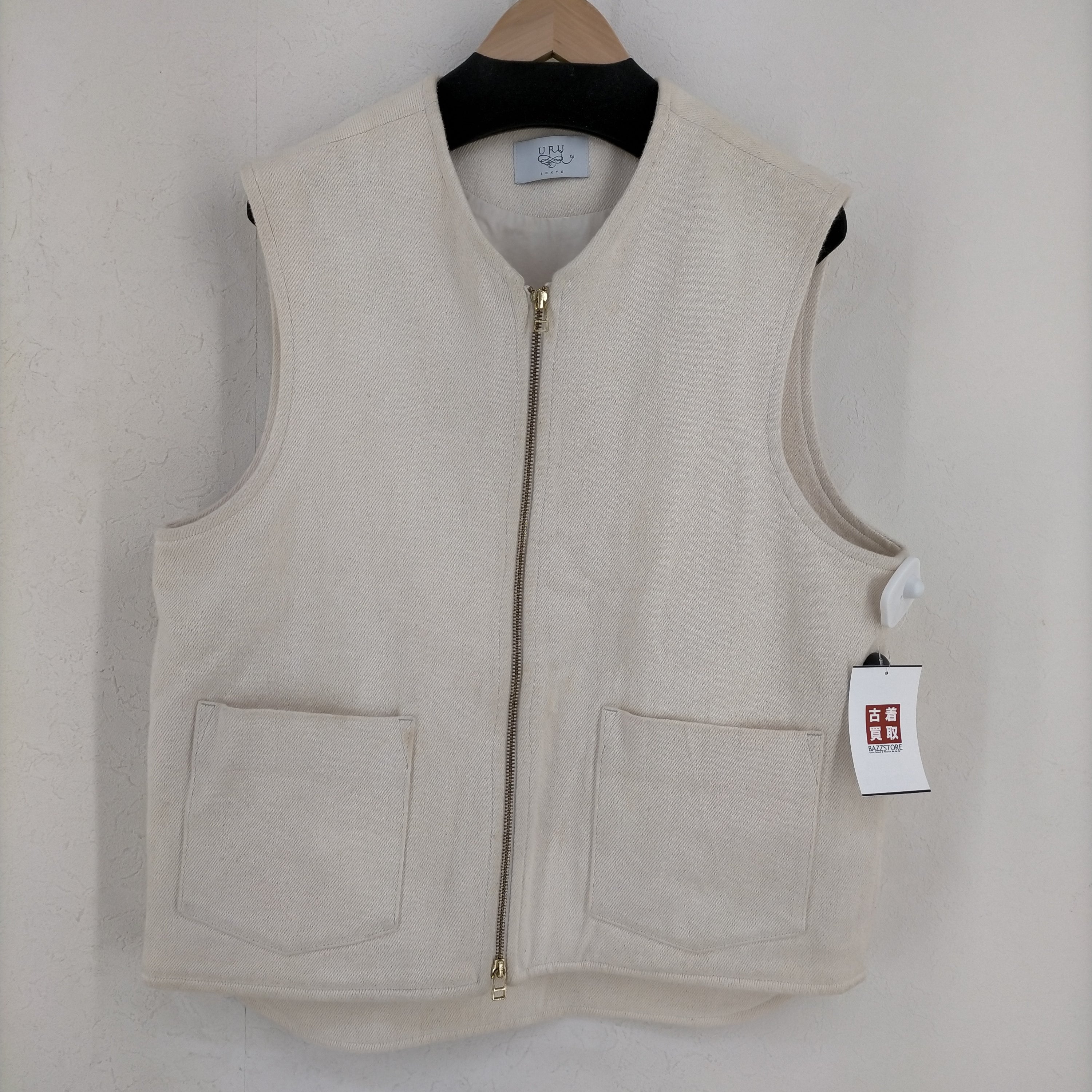 ウル URU 21SS ROVING DENIM / ZIP UP VEST メンズ JPN：2 – ブランド