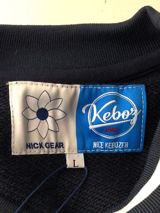 ケボズ KEboz NICK GEAR COLLABORATION Flower&Embroidery Logo