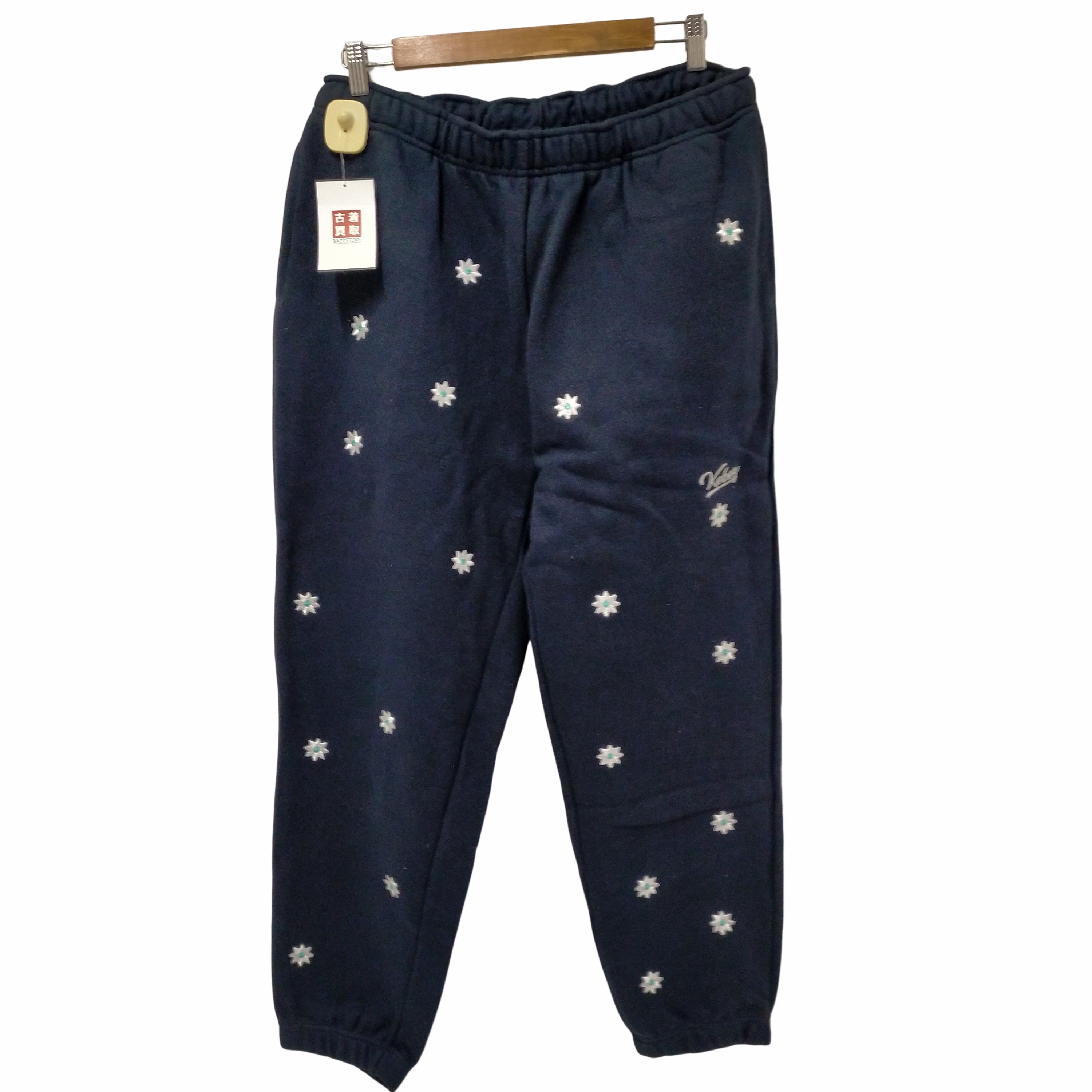 ケボズ KEboz NICK GEAR COLLABORATION Flower&Embroidery Logo SWEAT PANTS メ –  ブランド古着買取販売バズストア