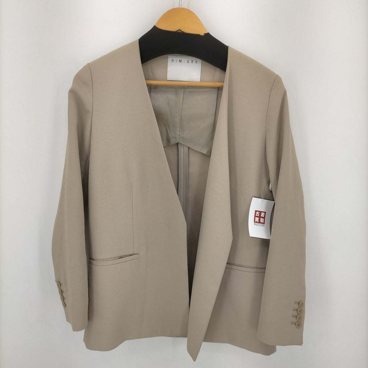 リムアーク RIM.ARK 20SS No collar minimal JK レディース JPN