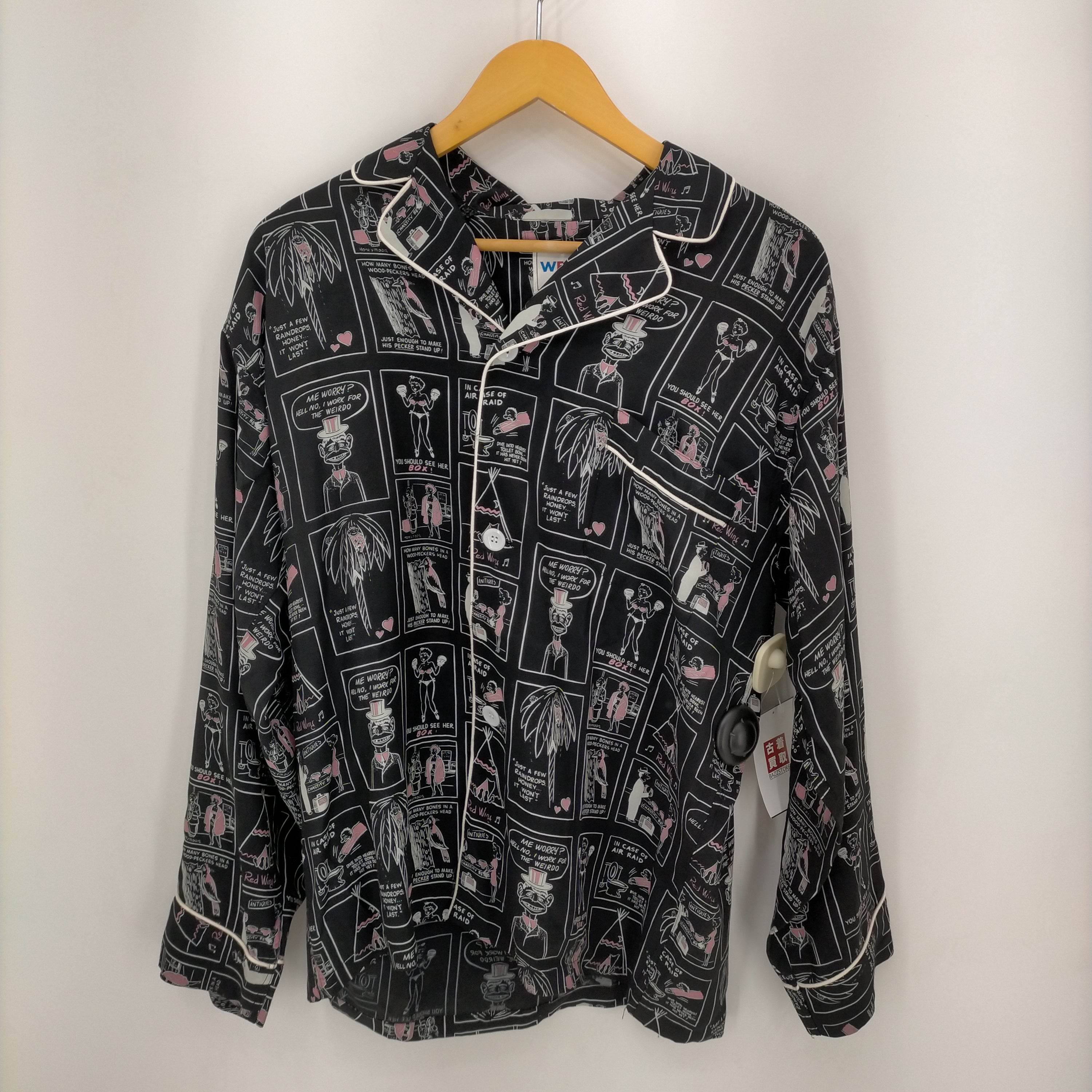 ウィアード WEIRDO 22SS PRETTY COMIC - L/S PAJAMA SHIRTS メンズ JPN