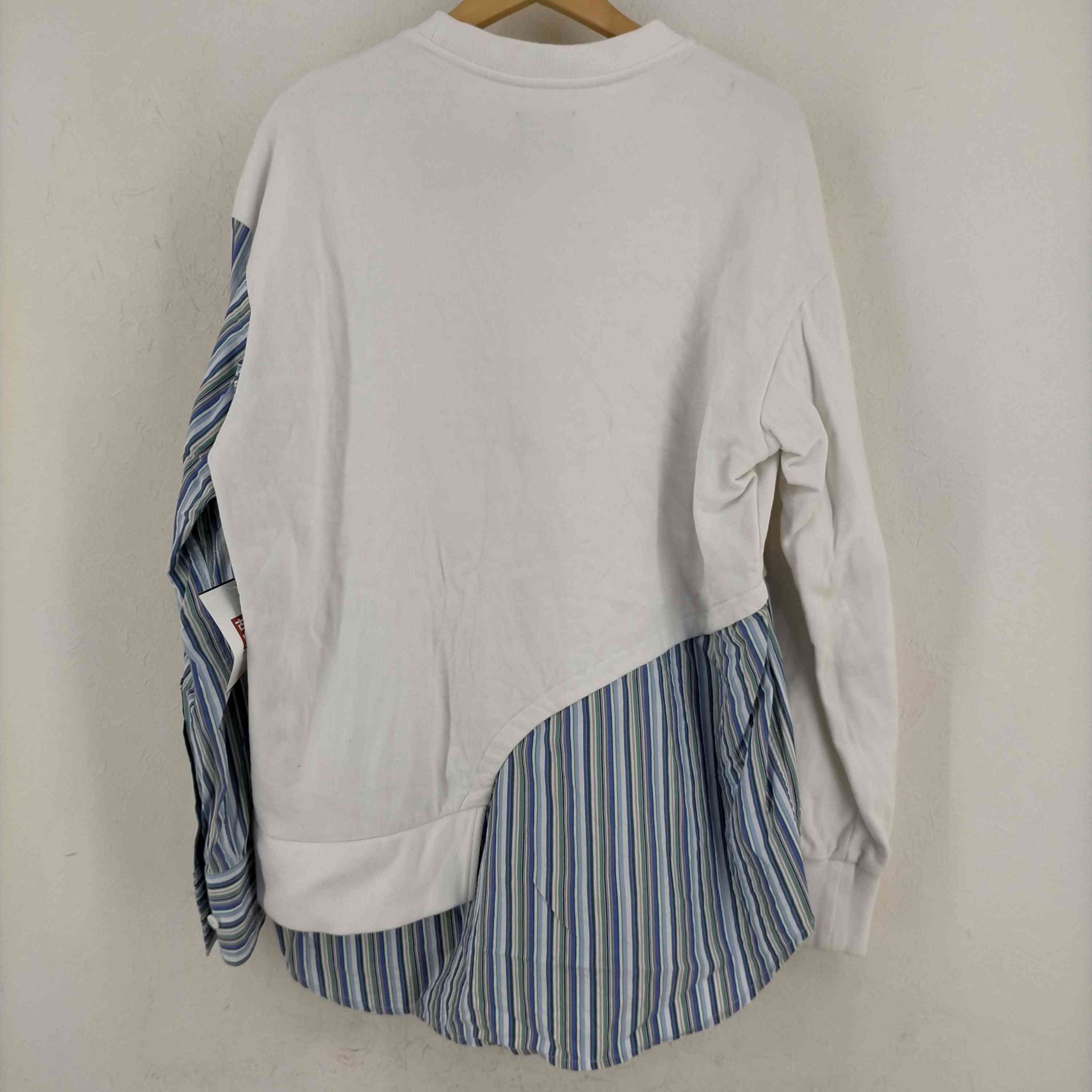 フェンチェンワン Feng Chen Wang SWEAT SHIRT ドッキング メンズ S