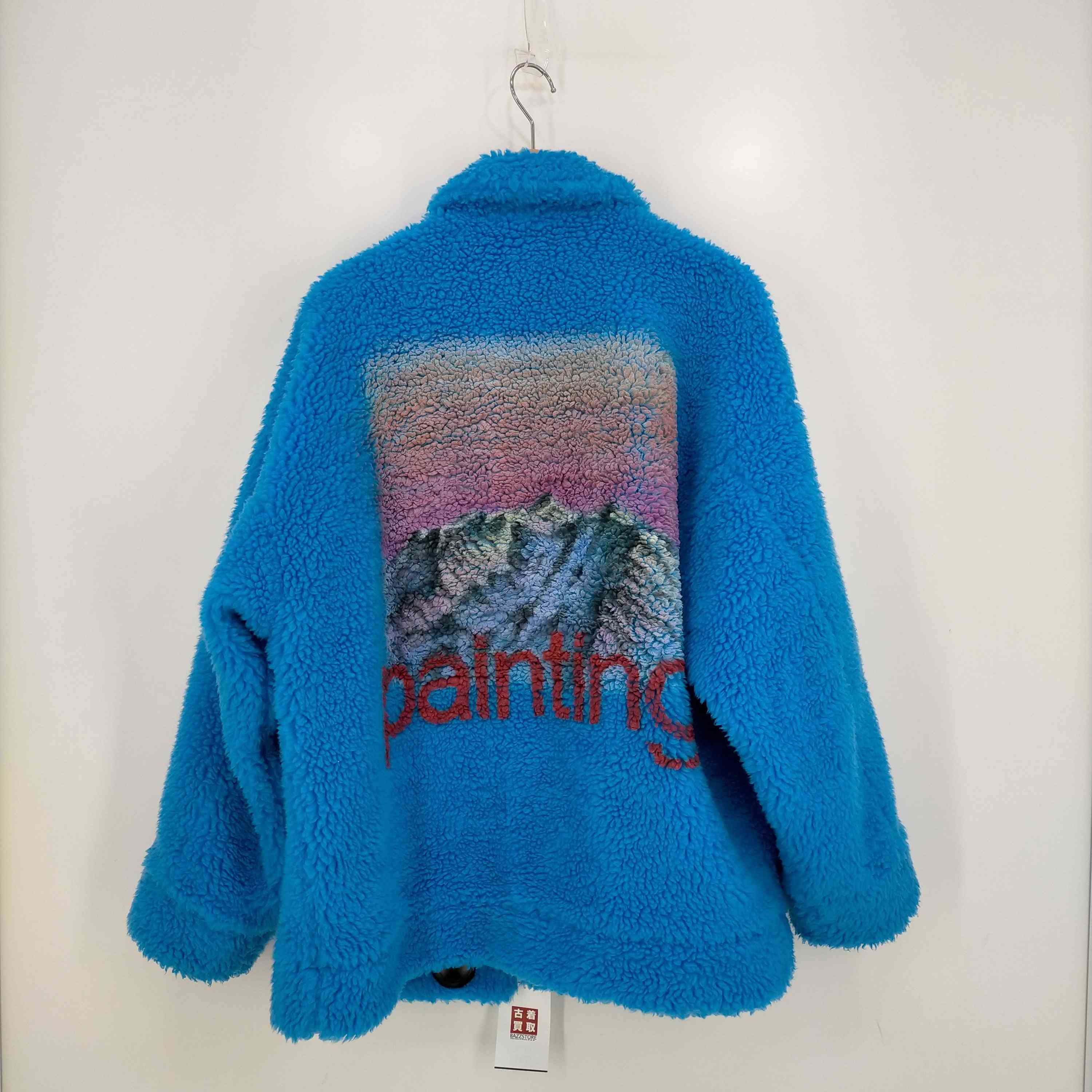 ダブレット doublet DOUBLET HAND-PAINTED RECYCLE FUR JACKET ハンド