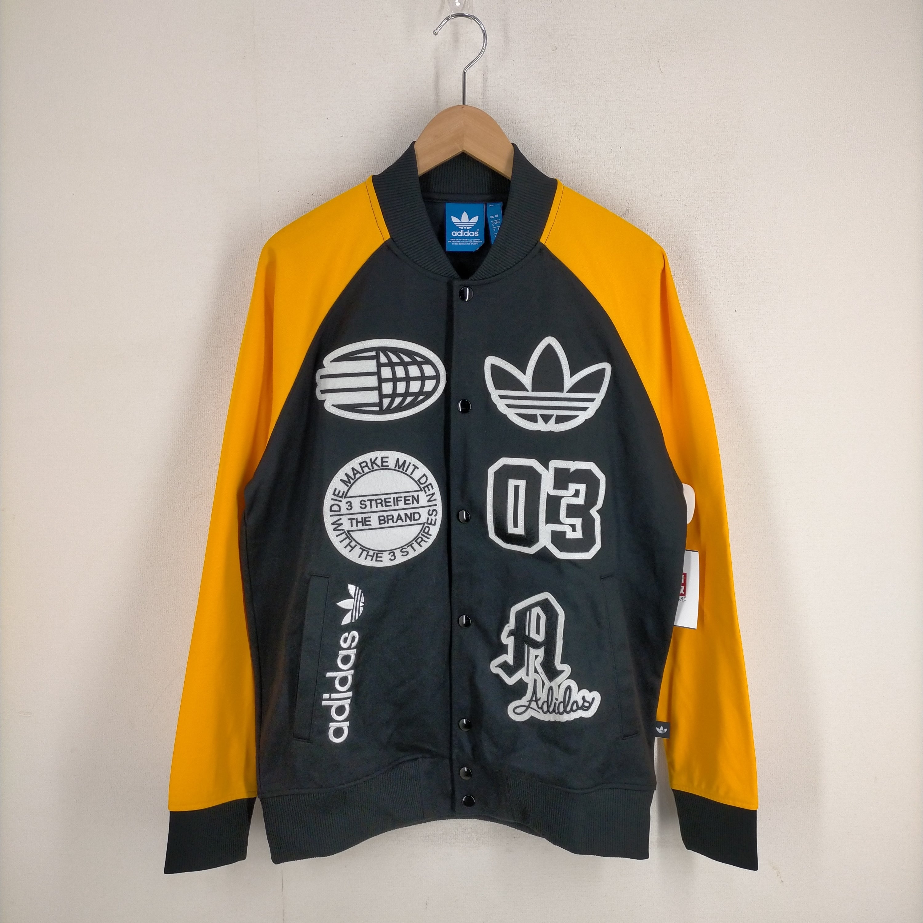 アディダスオリジナルス adidas Originals JKT Originals ワッペン スタジャン メンズ JPN：0 –  ブランド古着買取販売バズストア