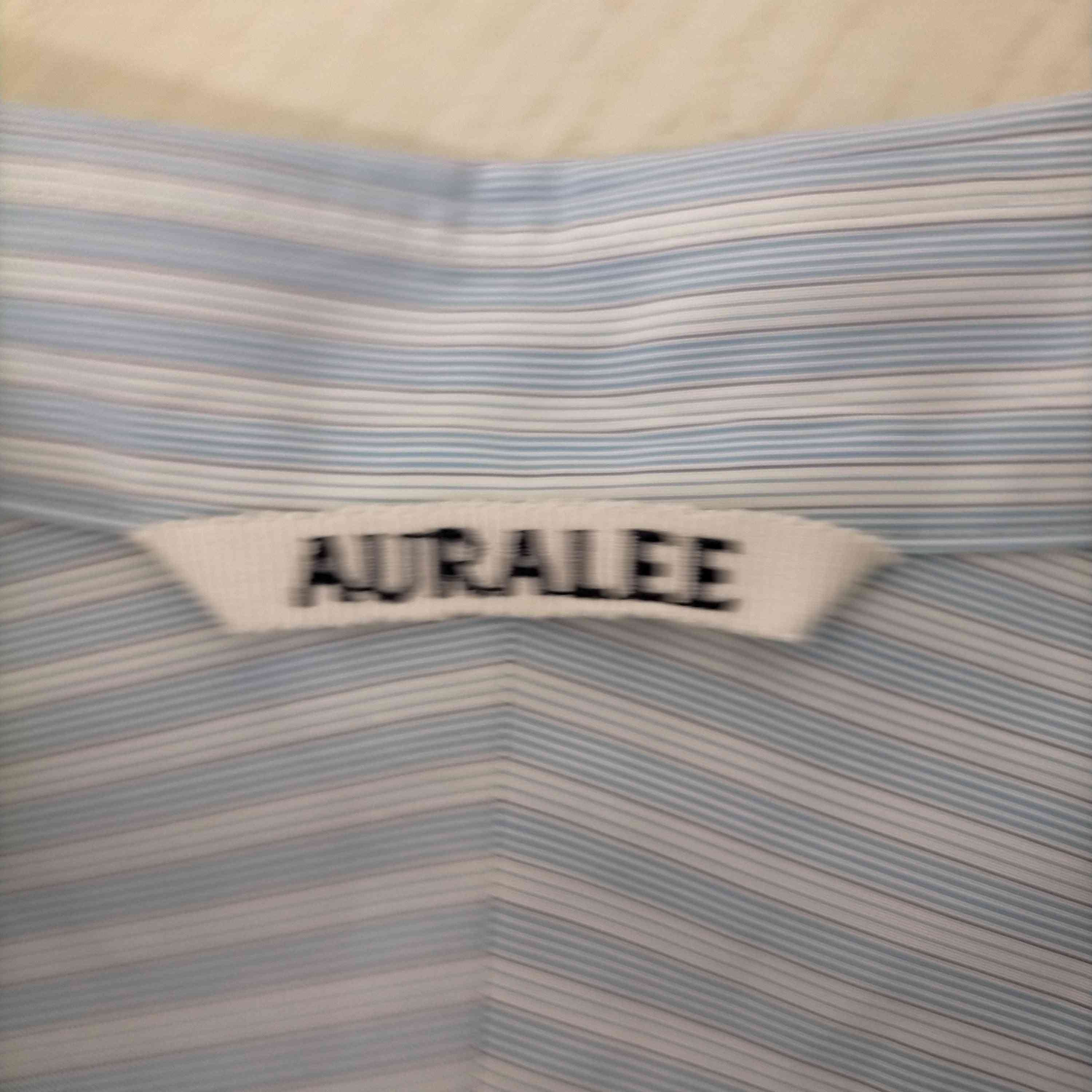 オーラリー AURALEE 23SS FINX POLYESTER STRIPE SHIRT メンズ JPN：4 – ブランド古着買取販売バズストア