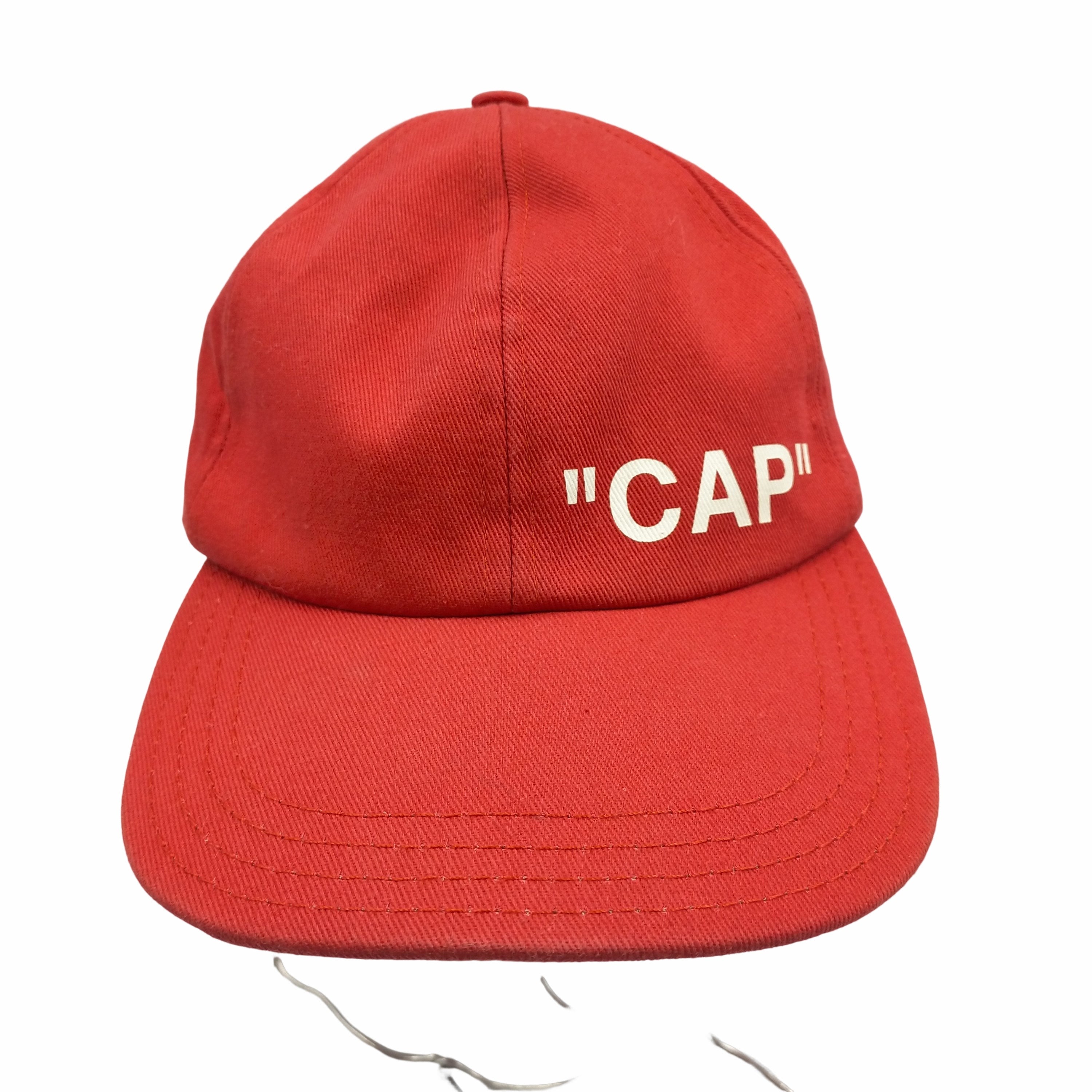 オフホワイト OFF-WHITE QUOTE BASEBALL CAP メンズ FREE – ブランド