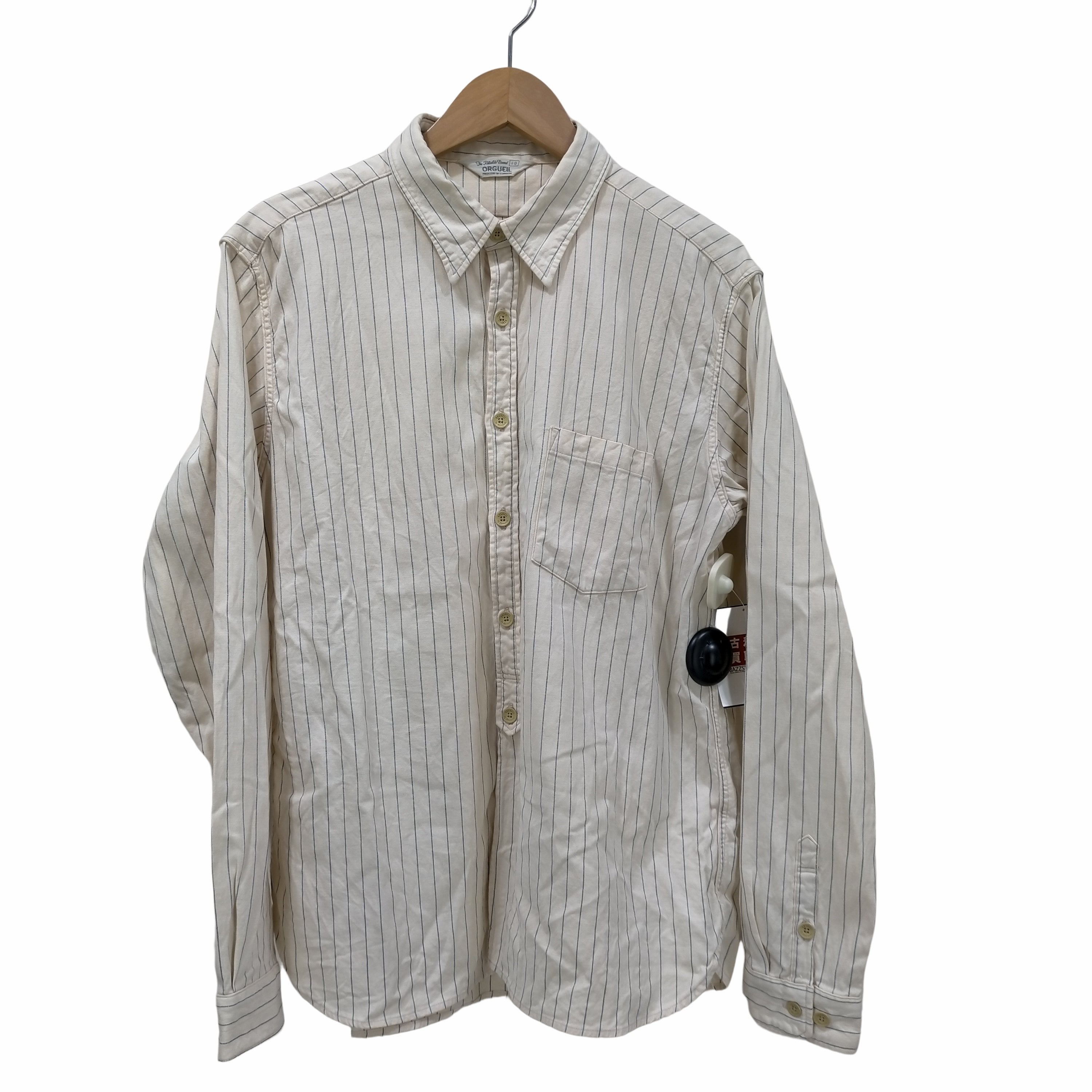 オルゲイユ ORGUEIL Stripe Work Shirt ストライプワークシャツ メンズ 