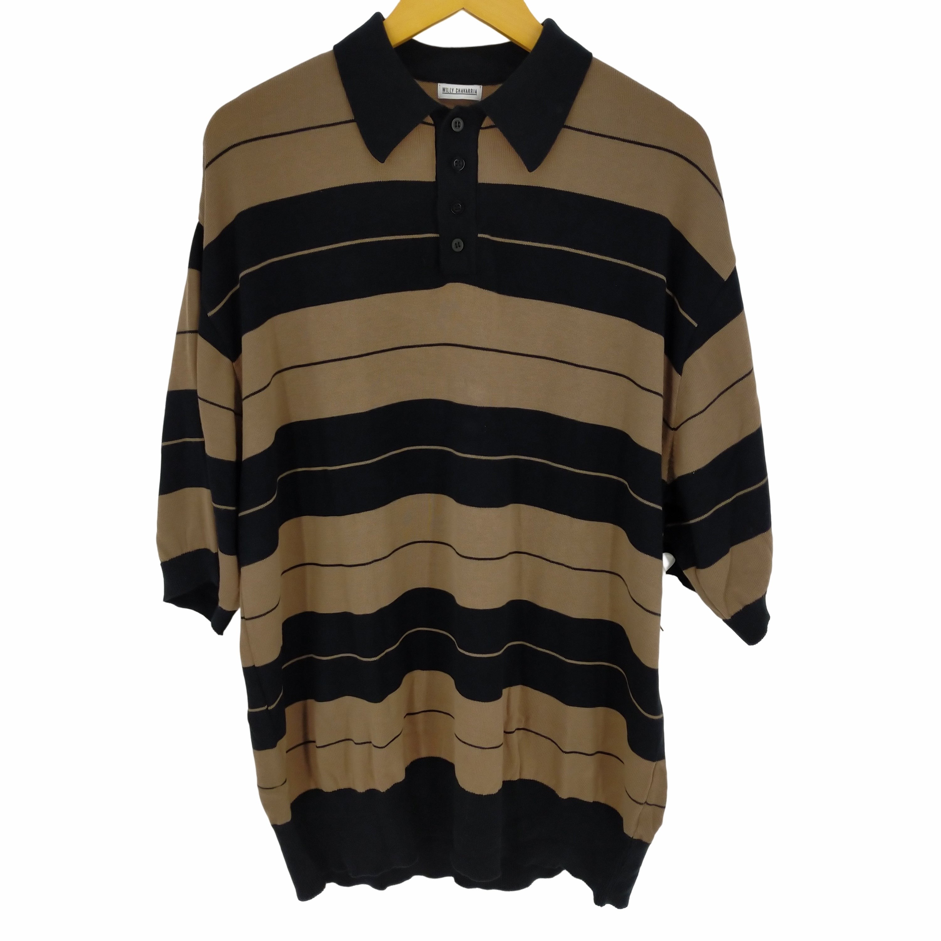 ウィリーチャバリア WILLY CHAVARRIA charlie brown stripe sweater