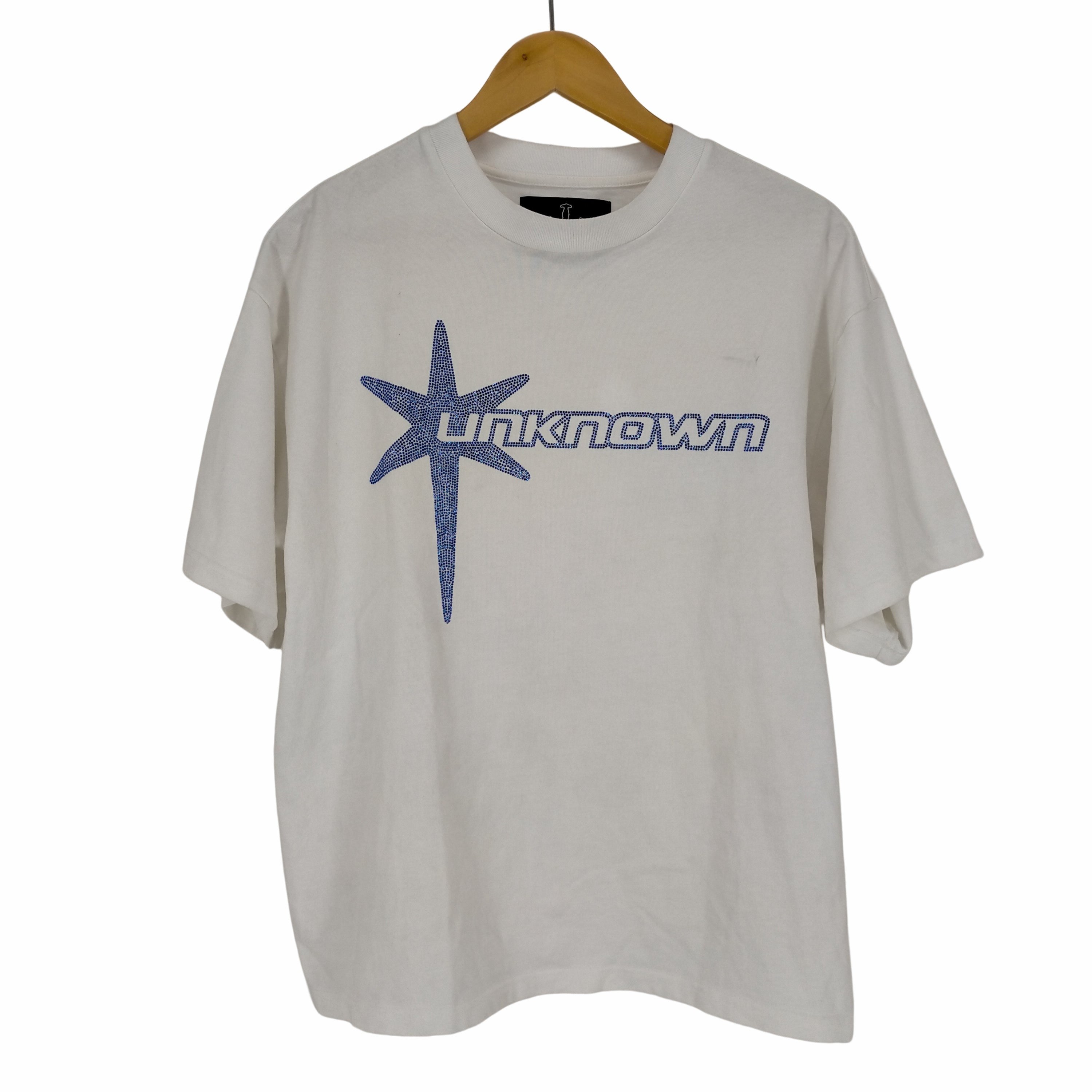 アンノウン UNKNOWN Tonal Star Rhinestone Tee メンズ JPN：XS – ブランド古着買取販売バズストア