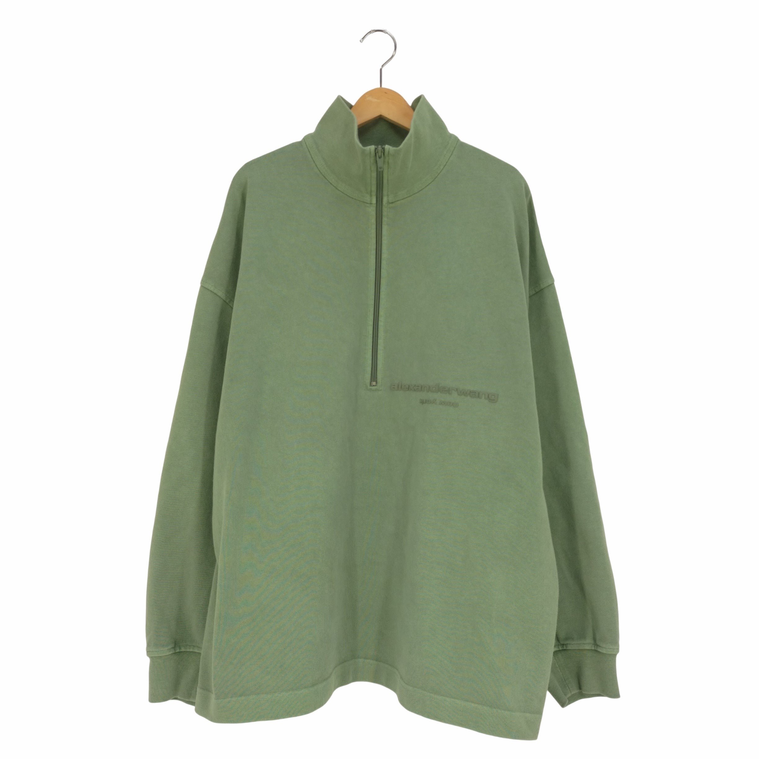 アレキサンダーワン Alexander Wang Half Zip Mock Neck Sweatshirt