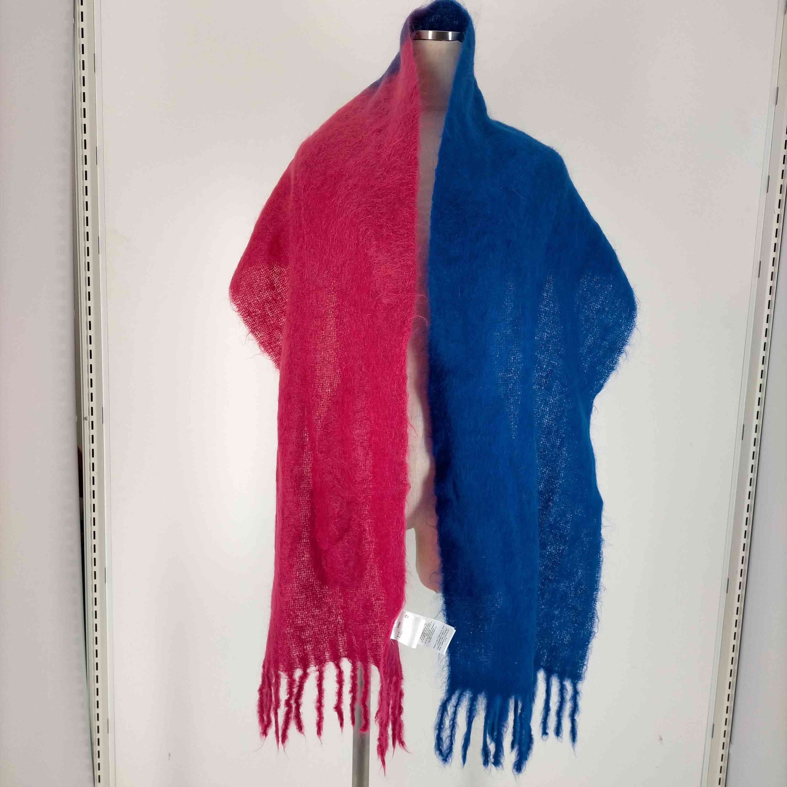 ガニー Ganni Mohair Gradient Fringed Scarf モヘア混 マフラー