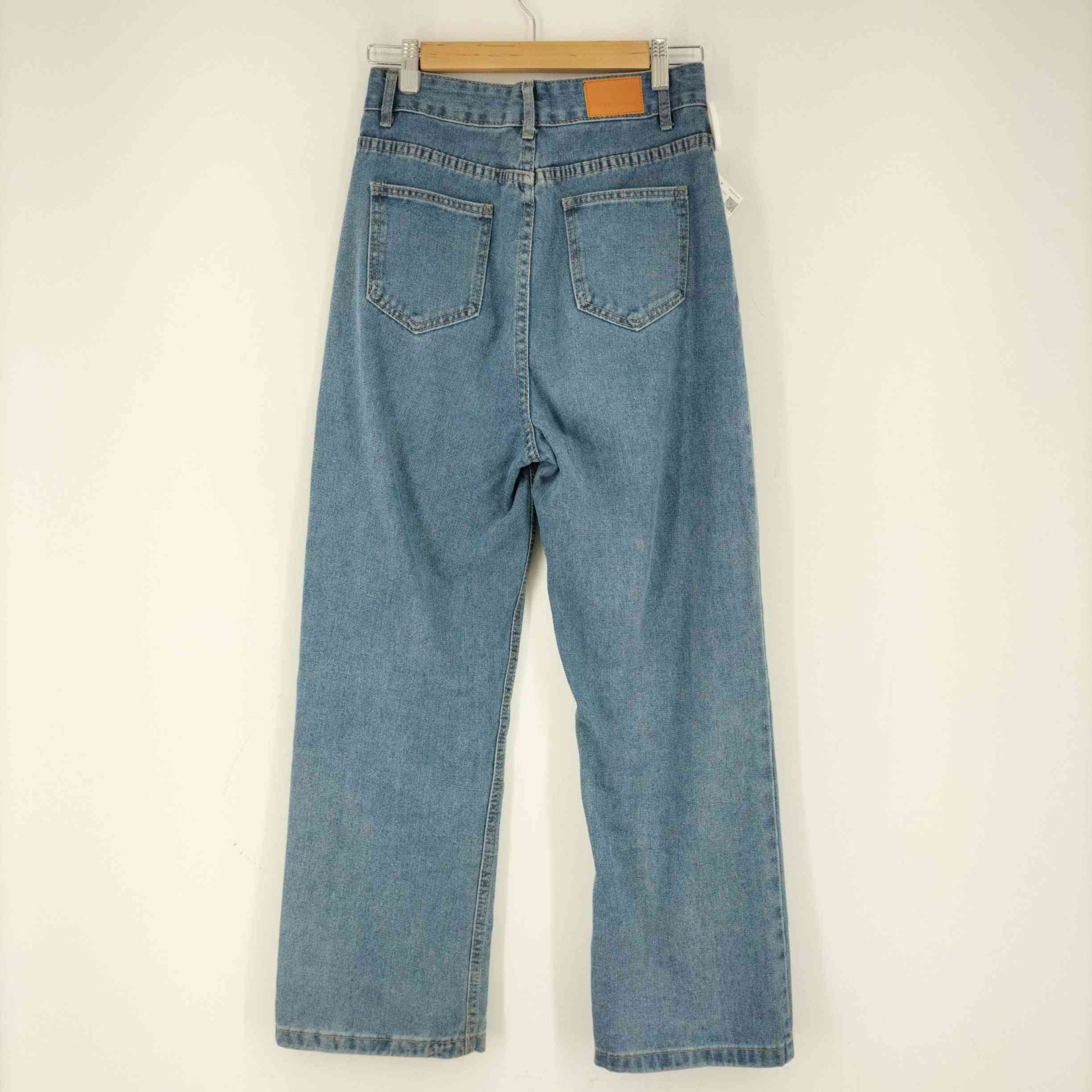 B'the du jeans センターラインストレートデニムパンツ レディース JPN