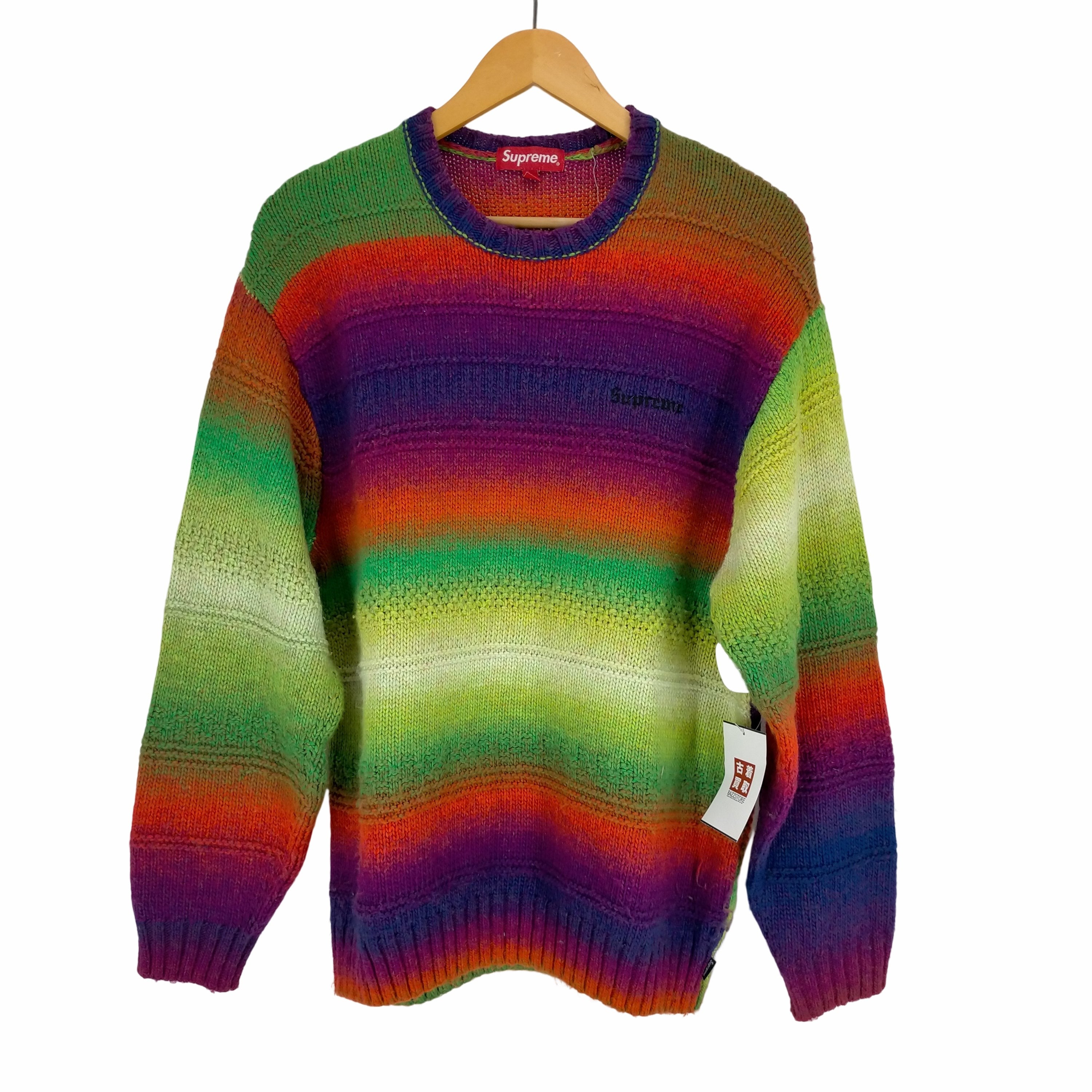 22AW GRADIENT STRIPE SWEATER XL-