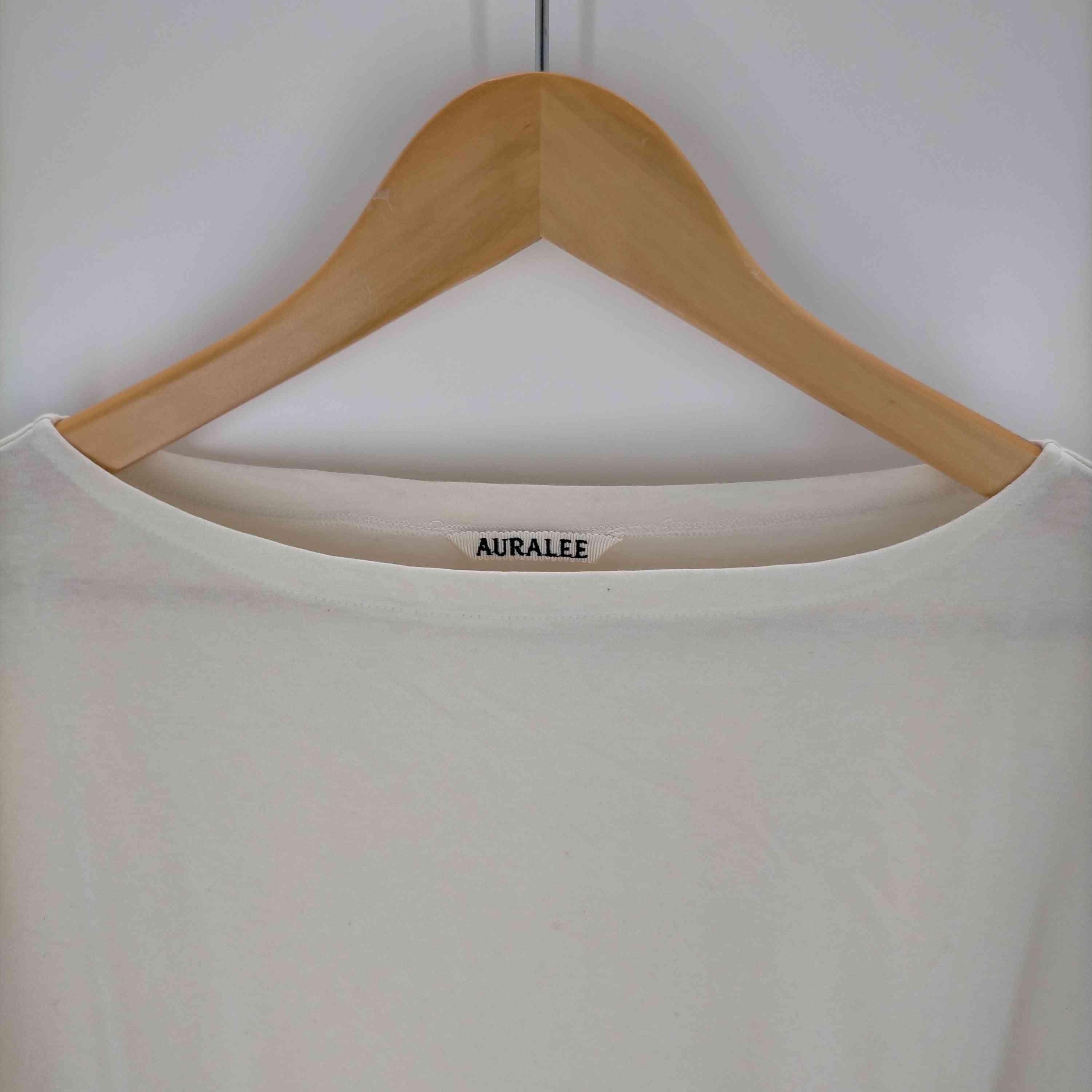 オーラリー AURALEE 23SS HARD TWIST COTTON CASHMERE BOAT NECK L/S