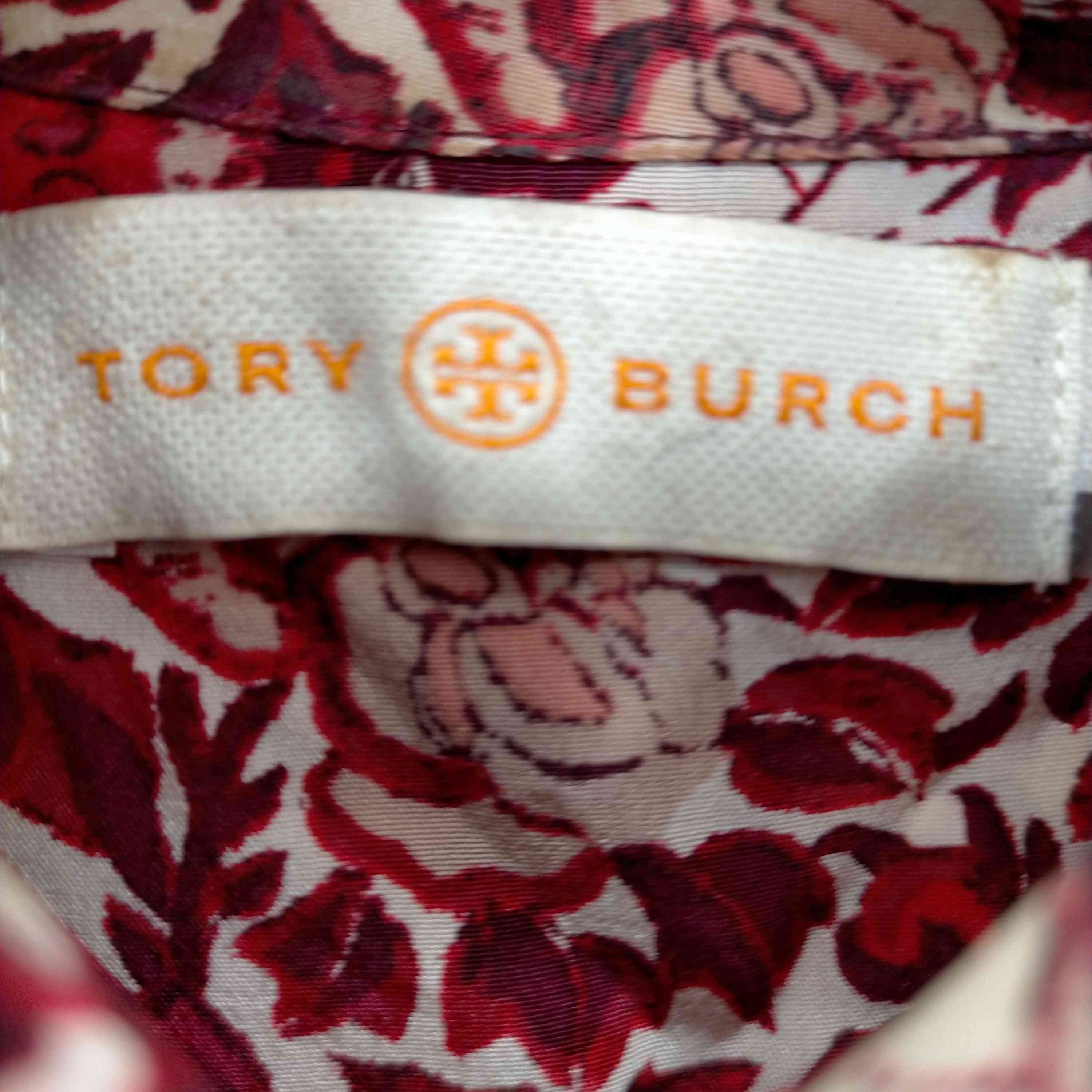 トリーバーチ TORY BURCH シルク100％ 花柄ワンピース レディース JPN